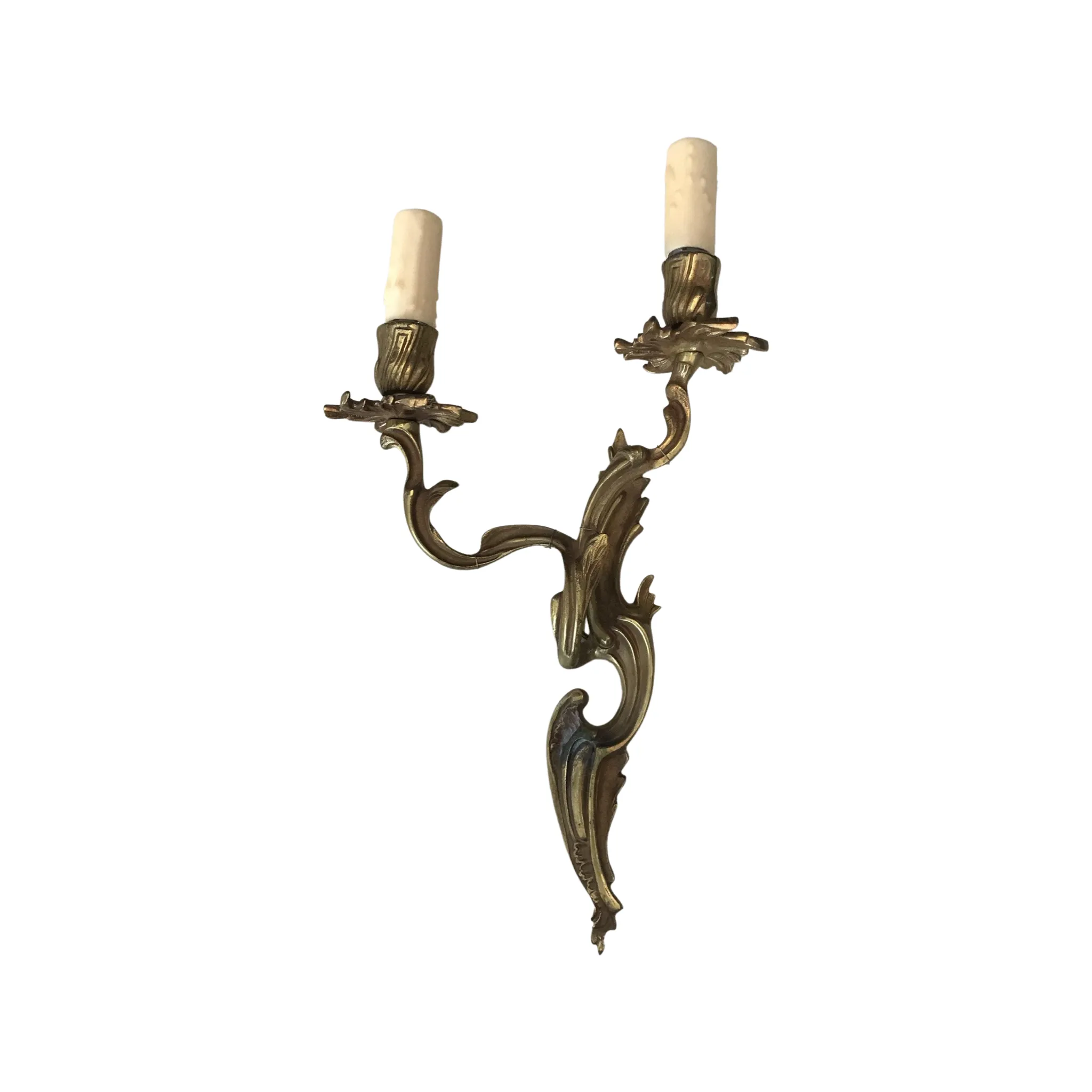Mid 20th Century French Gold Gilt Bronze Sconce