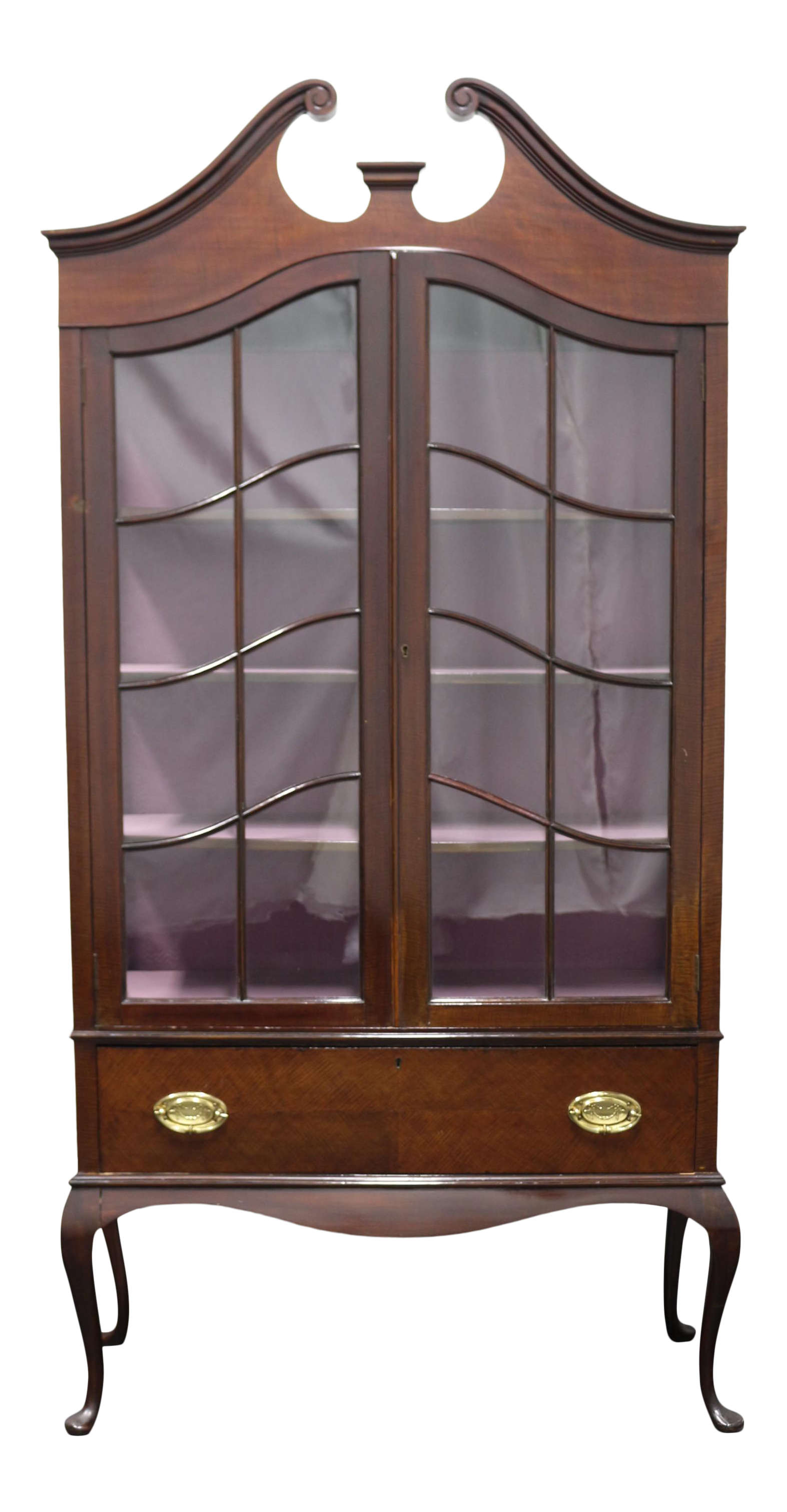 Antique Georgian Style China Cabinet Chairish