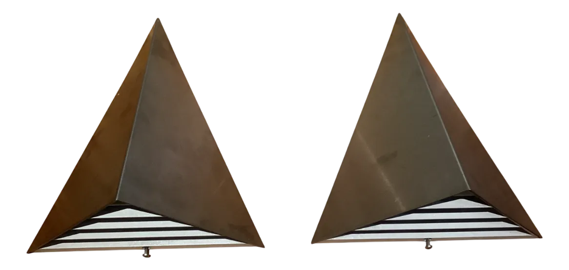 Vintage Garden Wall Lamps from Massive, 1980s, Set of 2