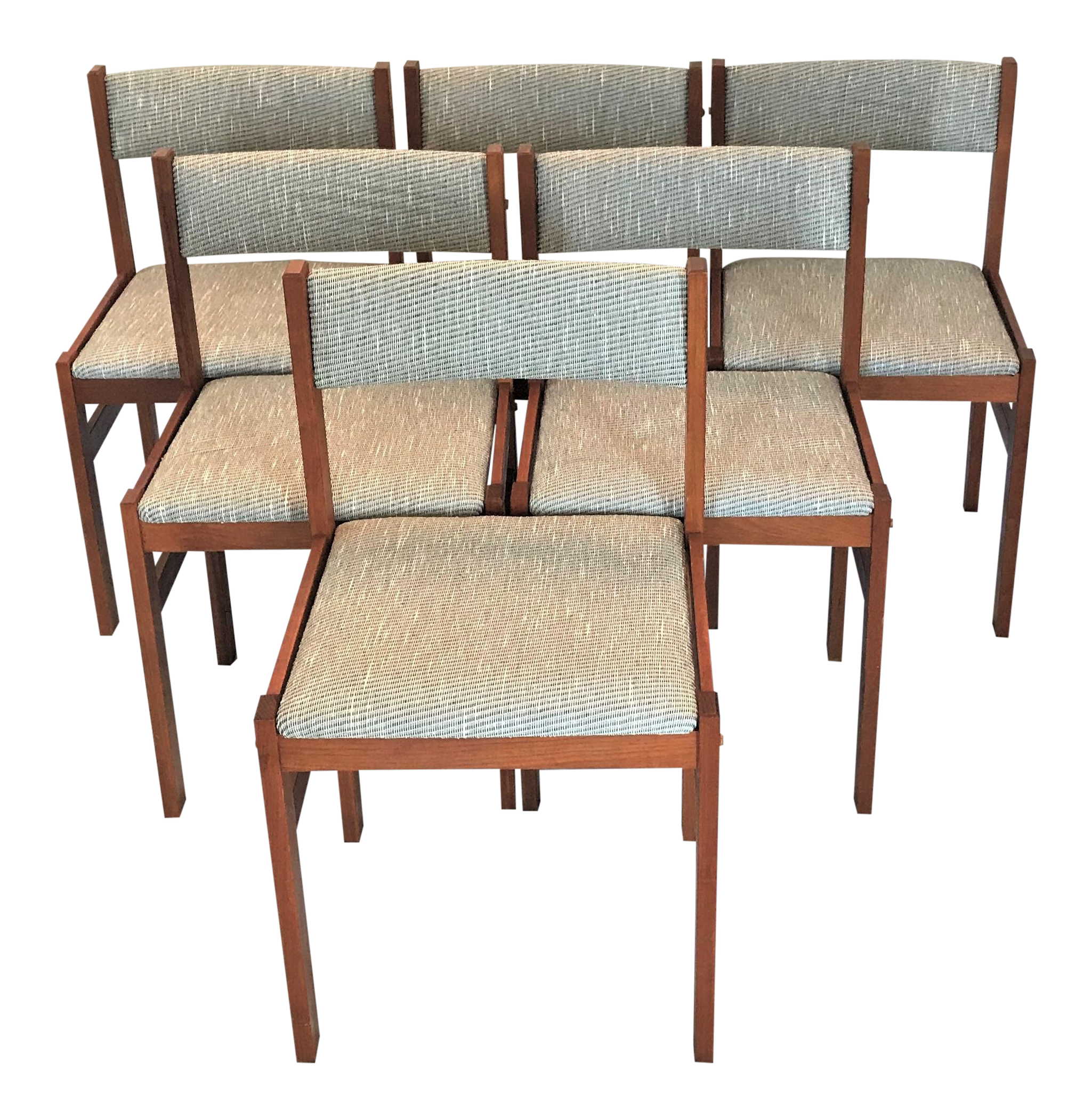 1960s Danish Mid Century Jensen Mobler Teak Dining Chairs Set Of