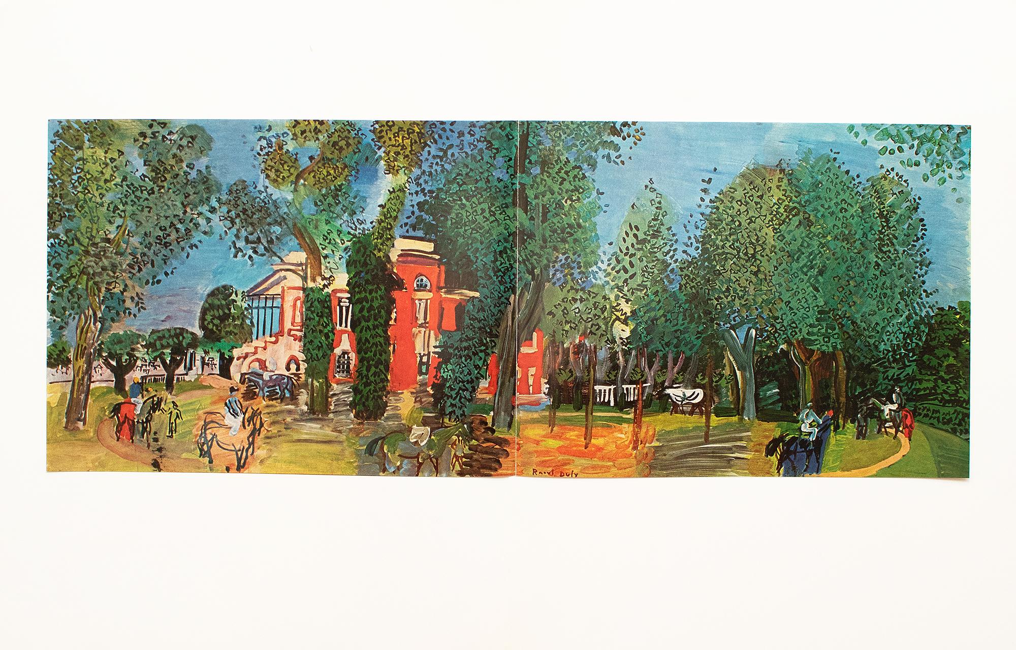 Dufy、Port at Deauville、希少画集画、新品額付 1970 After Raoul Dufy 