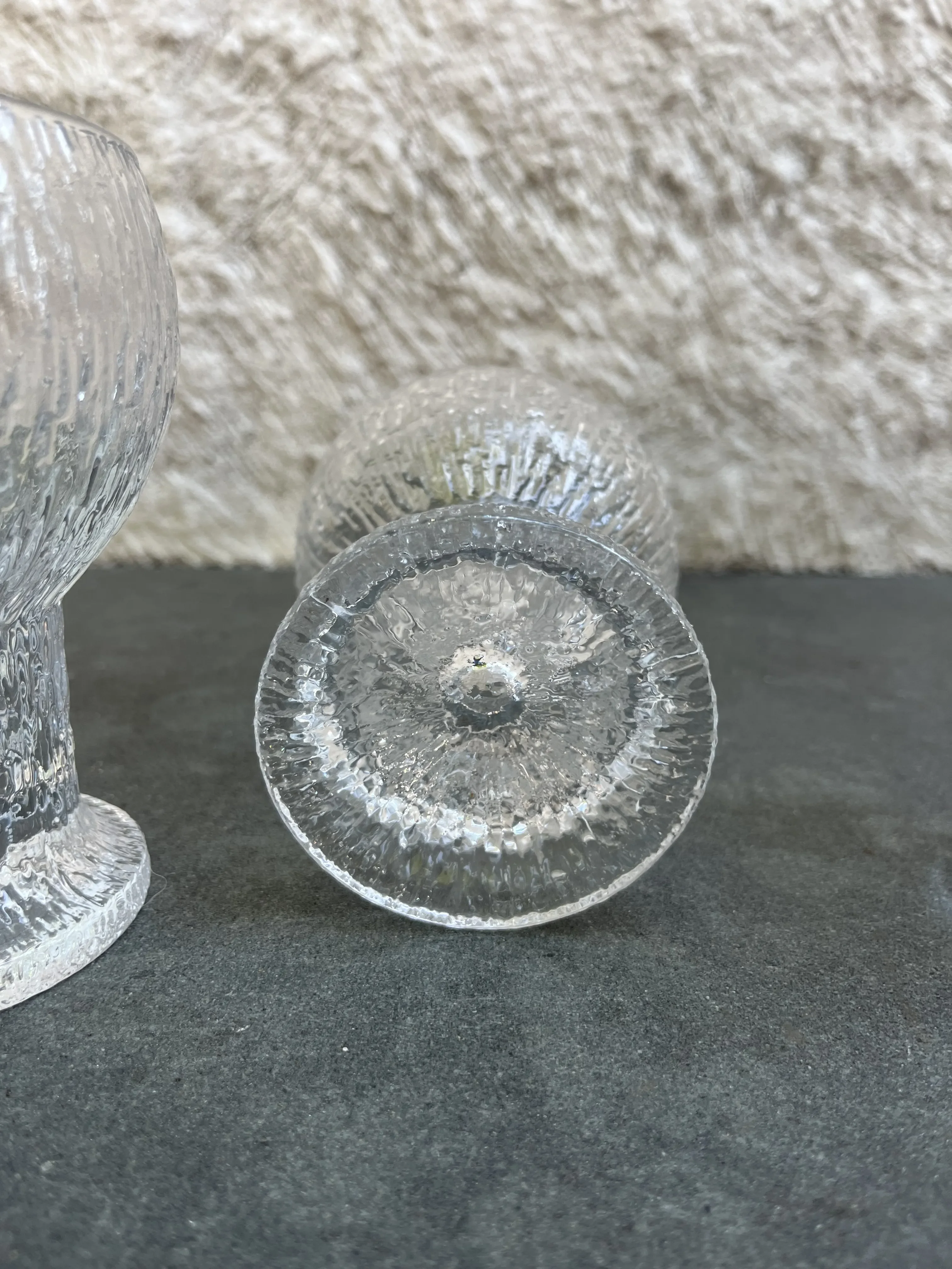 1970s Mid Century Modern Timo Sarpaneva Iittala Kekkerit Glasses