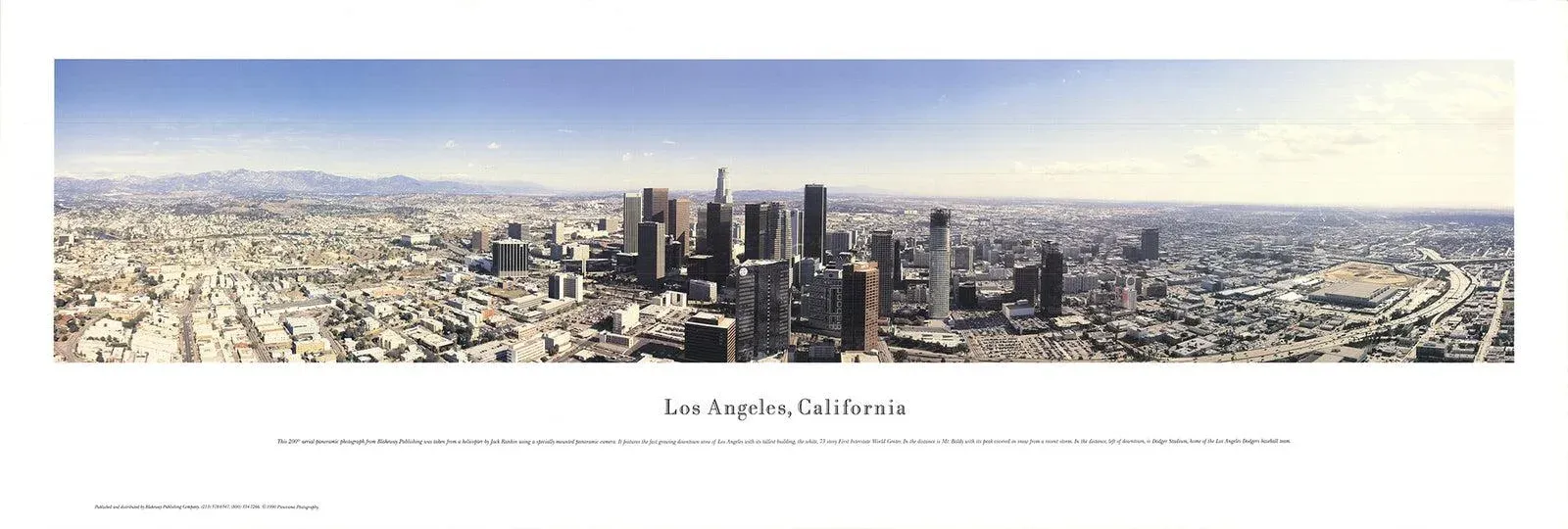 1990 Jack Rankin 'Los Angeles, California' Contemporary USA Offset