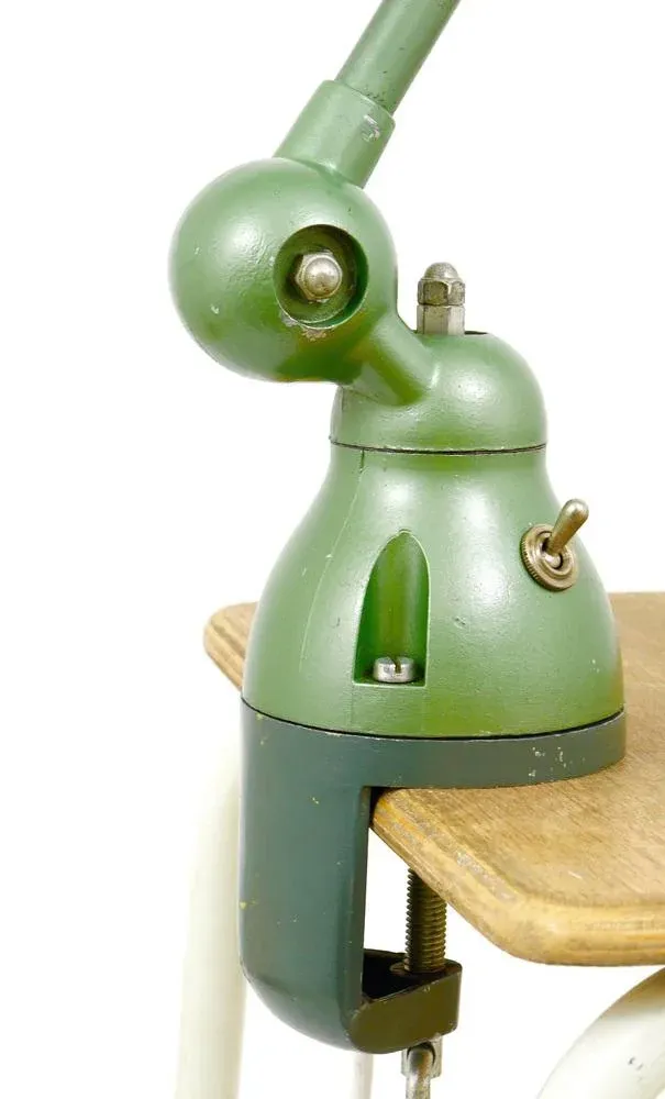 Industrial Clamp Lamp by Jean Louis Domecq for Jielde Lyon, 1950s