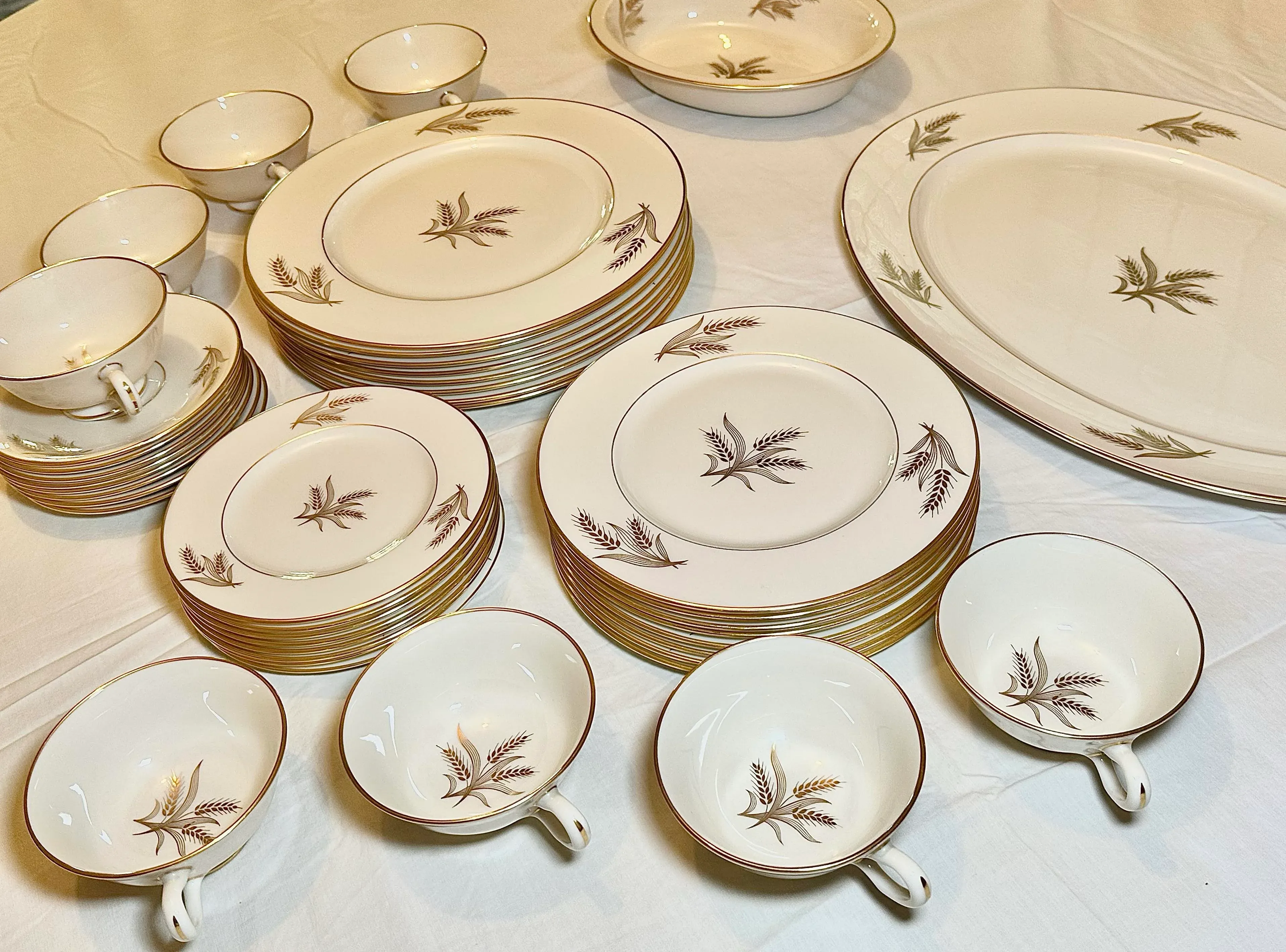 1970s Lenox Harvest China Dinnerware Set 42 Pieces Chairish