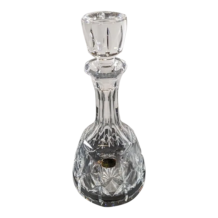 1980s Atlantis Crystal Decanter Chairish