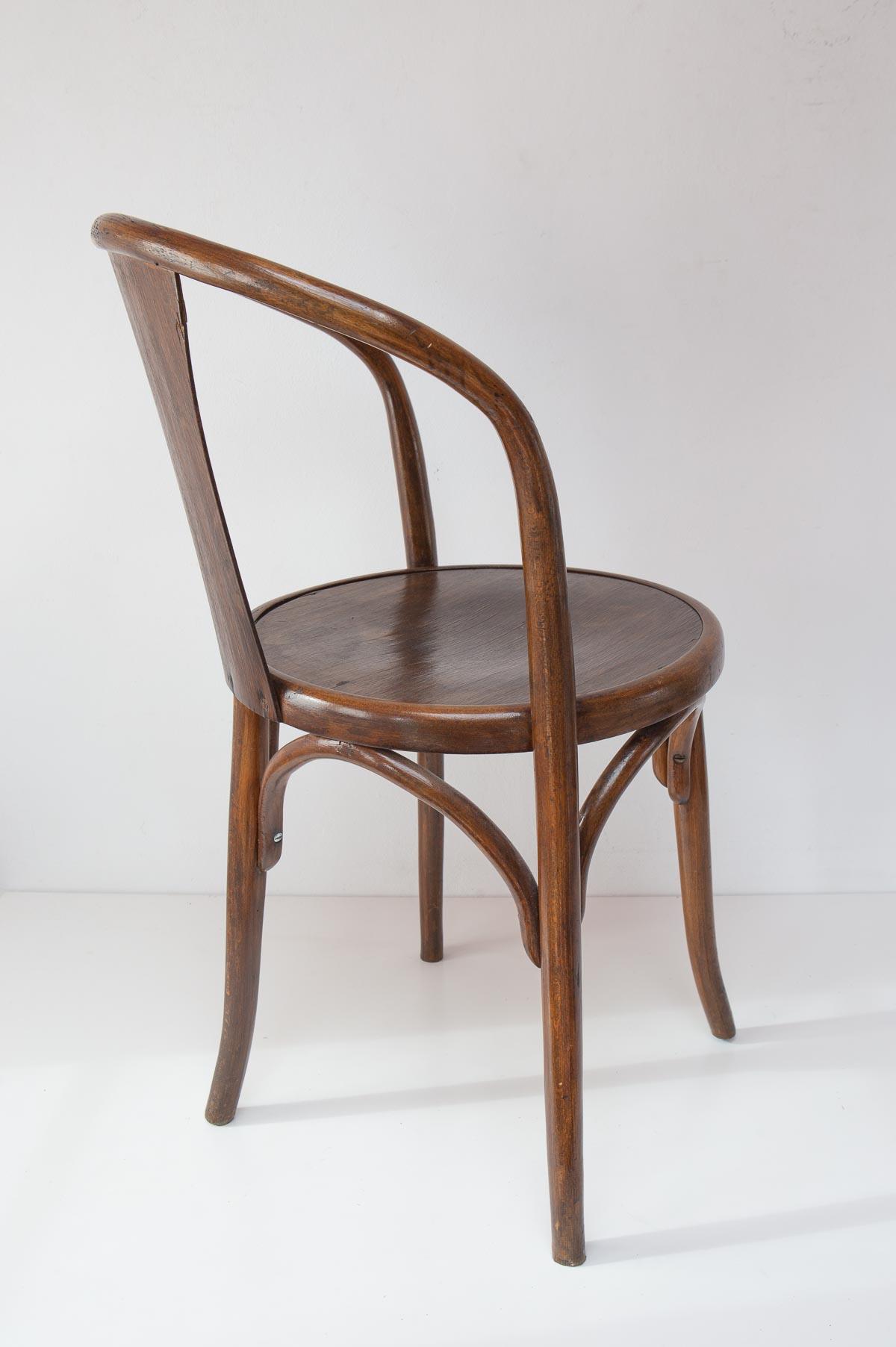 Bentwood E15 C Chair from Fischel, Former Czechoslovakia, 1920s