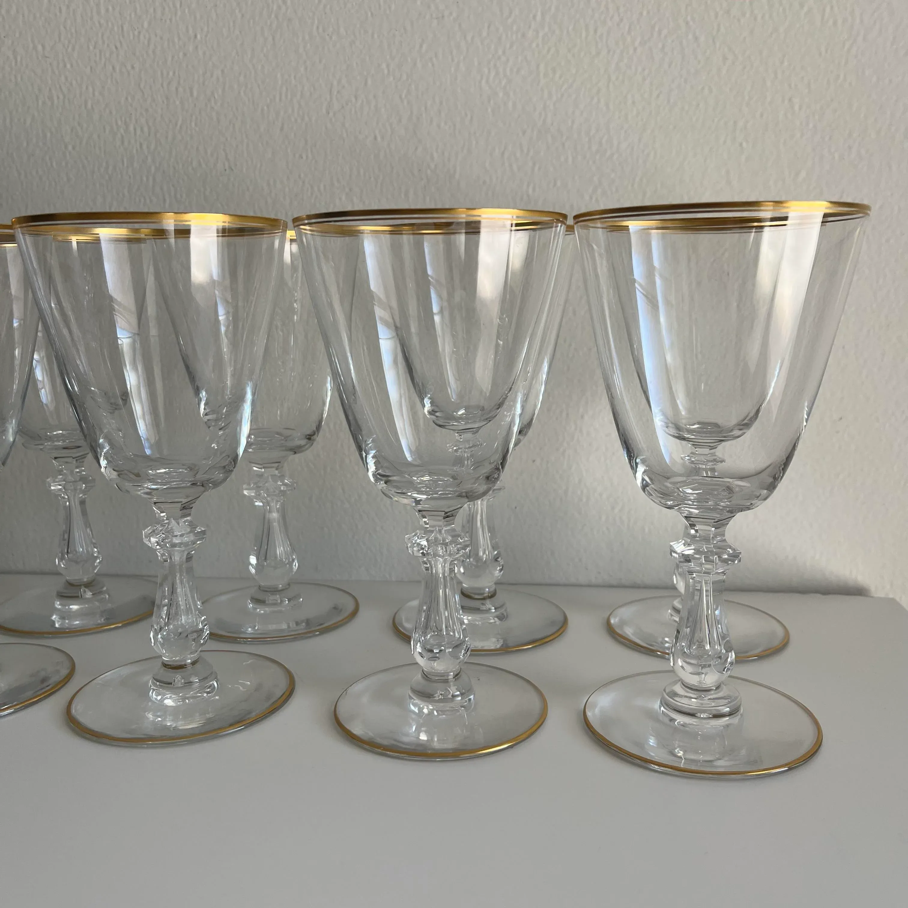 Val Saint Lmbert アンティーク酒杯GR　カメイガラス Val Saint Lmbert アンティーク酒杯WH カメイガラス - 工芸品