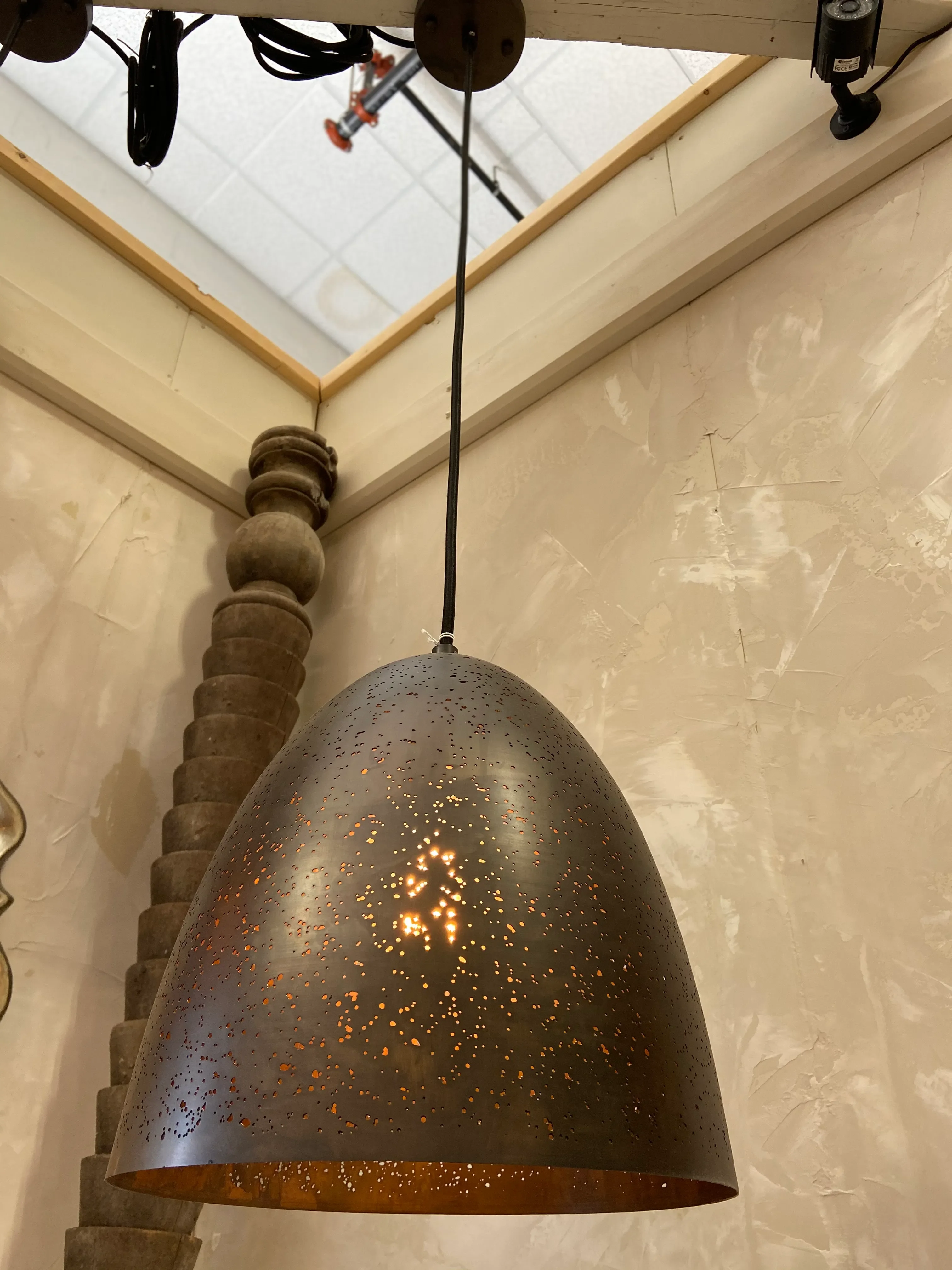 Star Struck Pendant Light in Matt Dark Gray Bronze Metal