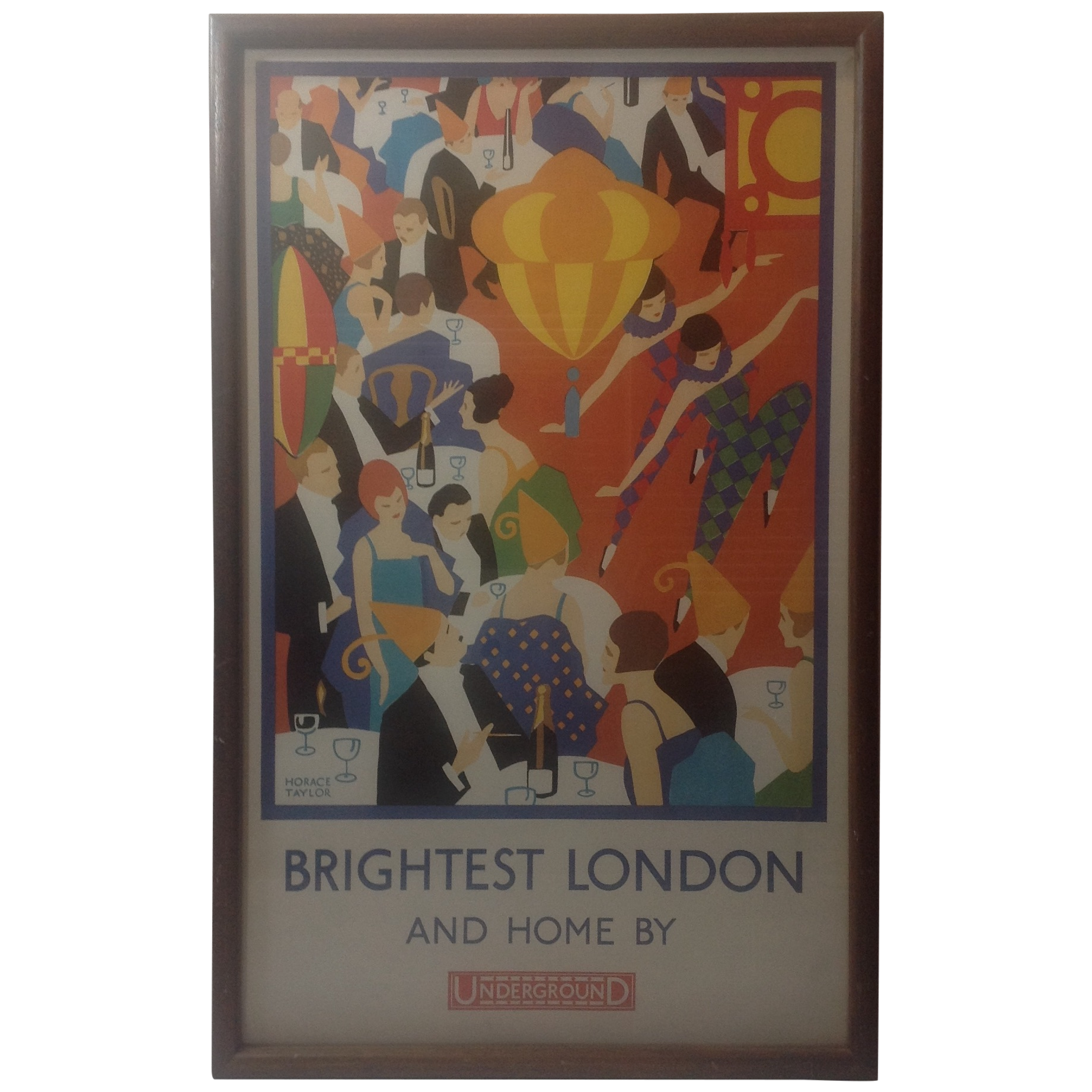 激安な Horace Deco Art Taylor Chairish | Poster Underground London 絵画