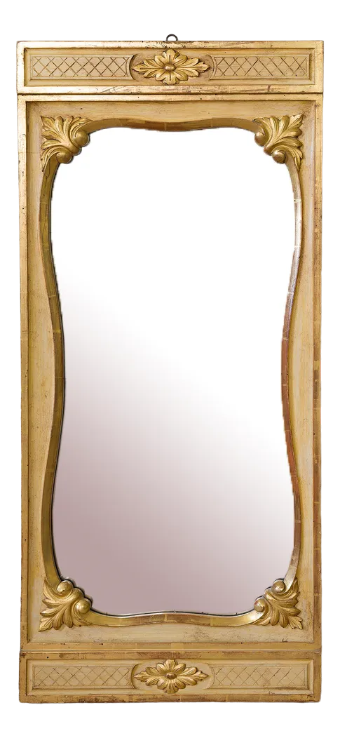 Art Nouveau Mirror in Carved Wood, 1900s