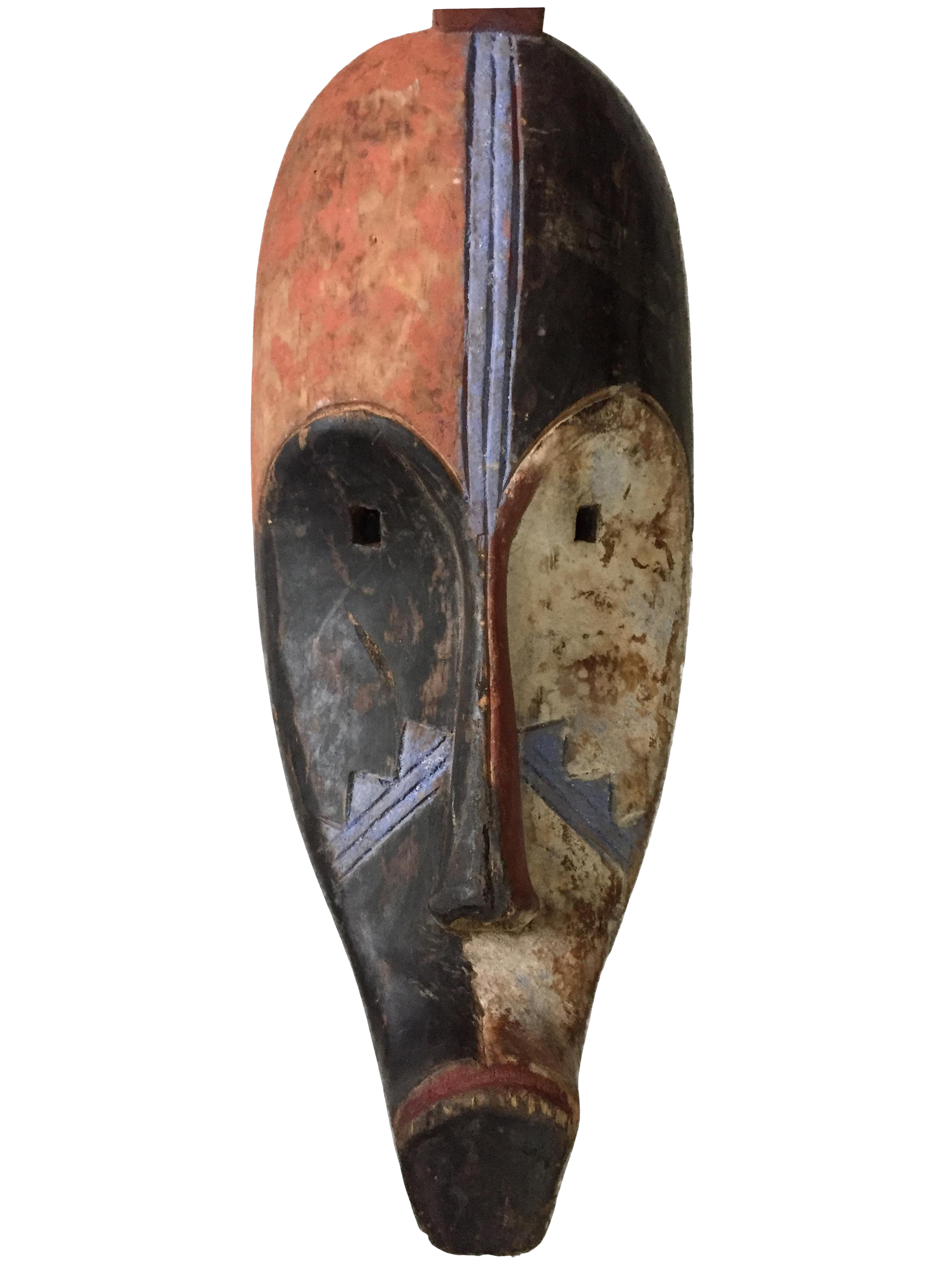 Lg Old Fang Mask Elongated Face Gabon African Mask 20 5 H Chairish
