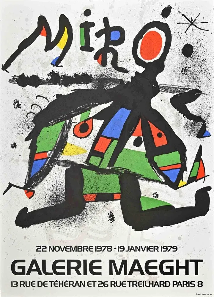 joan miro ヴィンテージ　ポスター ヴィンテージ 