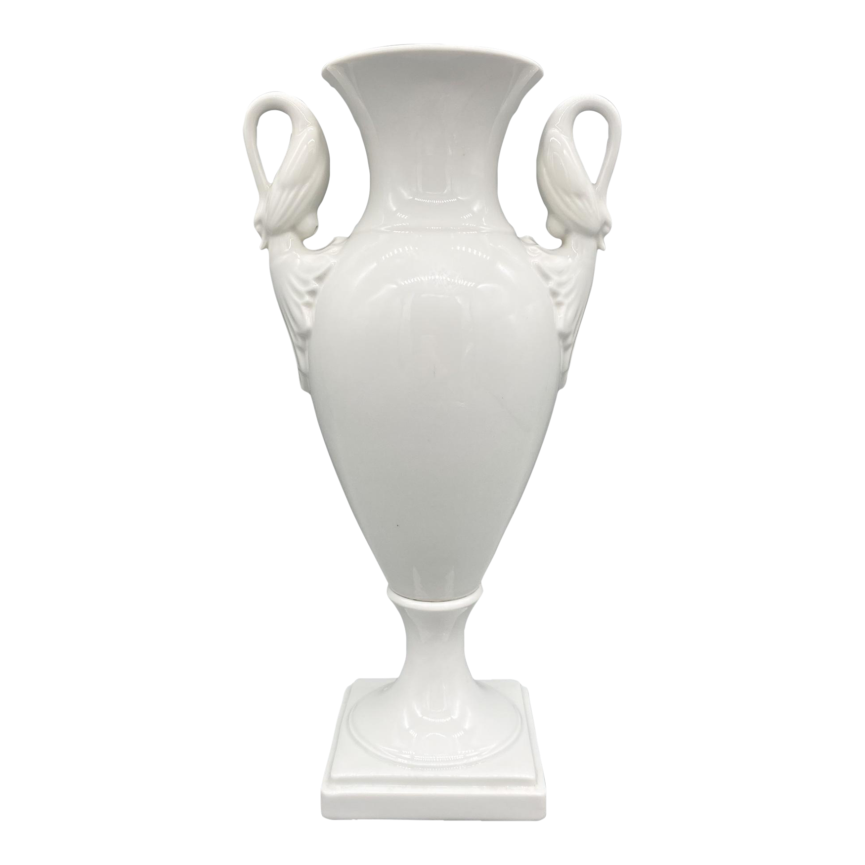 MidCentury Alboth & Kaiser/ Alka Kunst White Porcelain Urn Vase With