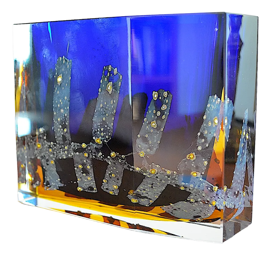 Vintage Vase by Pavel Hlava for Exbor Bohemia, 1960s | Chairish