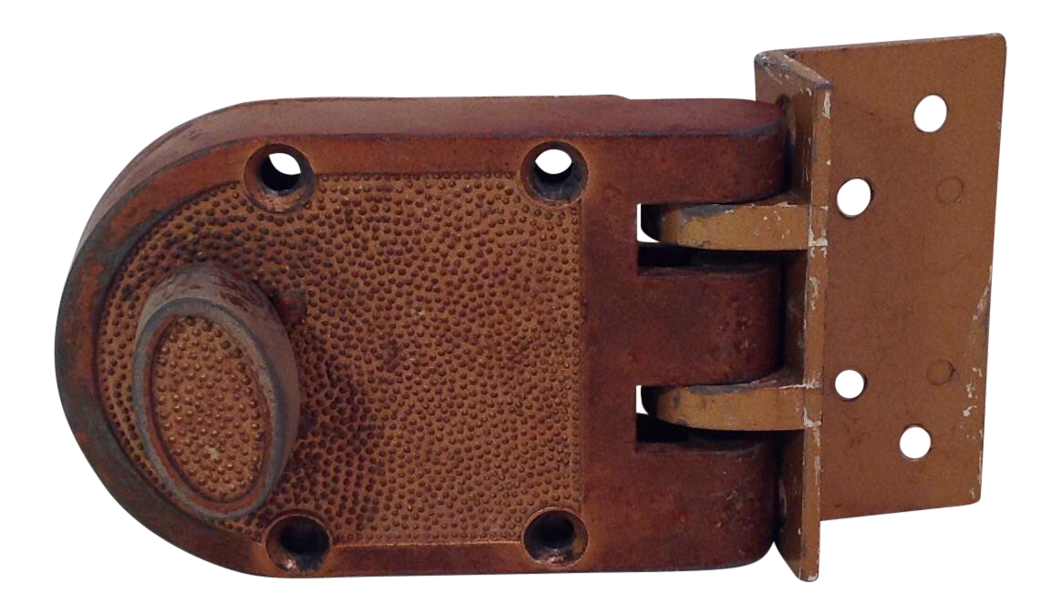 MidCentury Modern Thumb Latch Lock Deadbolt Chairish