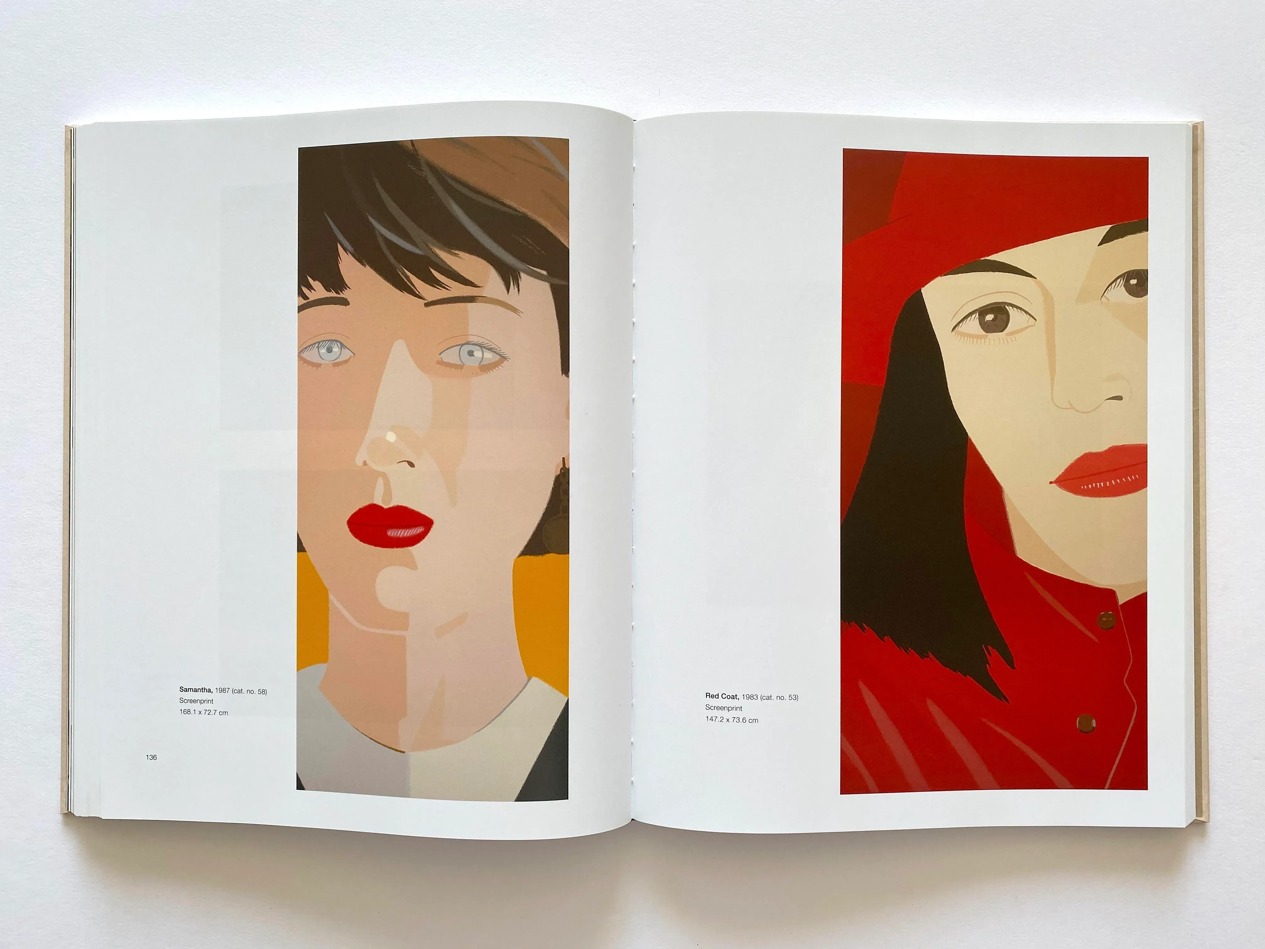 Alex Katz Vintage 1978 Pop Art Lithograph Print Framed Mid