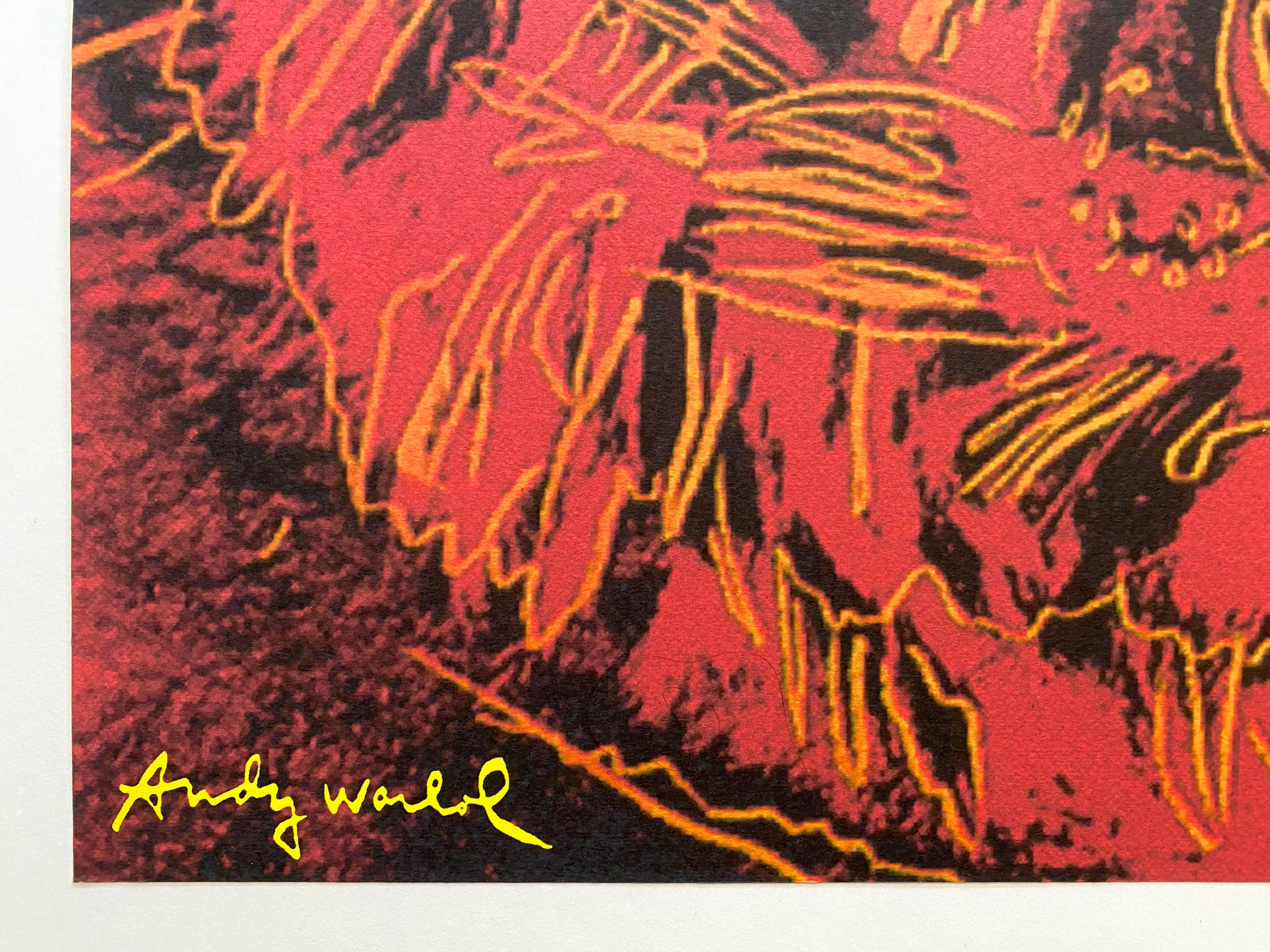 lithographアントニーニ【錫のポット】 Andy Warhol Vintage 1986 Lmtd Edtn Endangered Species Large