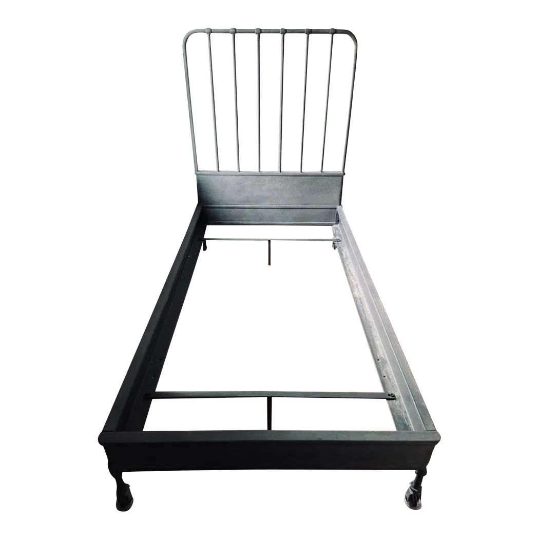 Restoration Hardware Twin Metal Zinc Bed Chairish