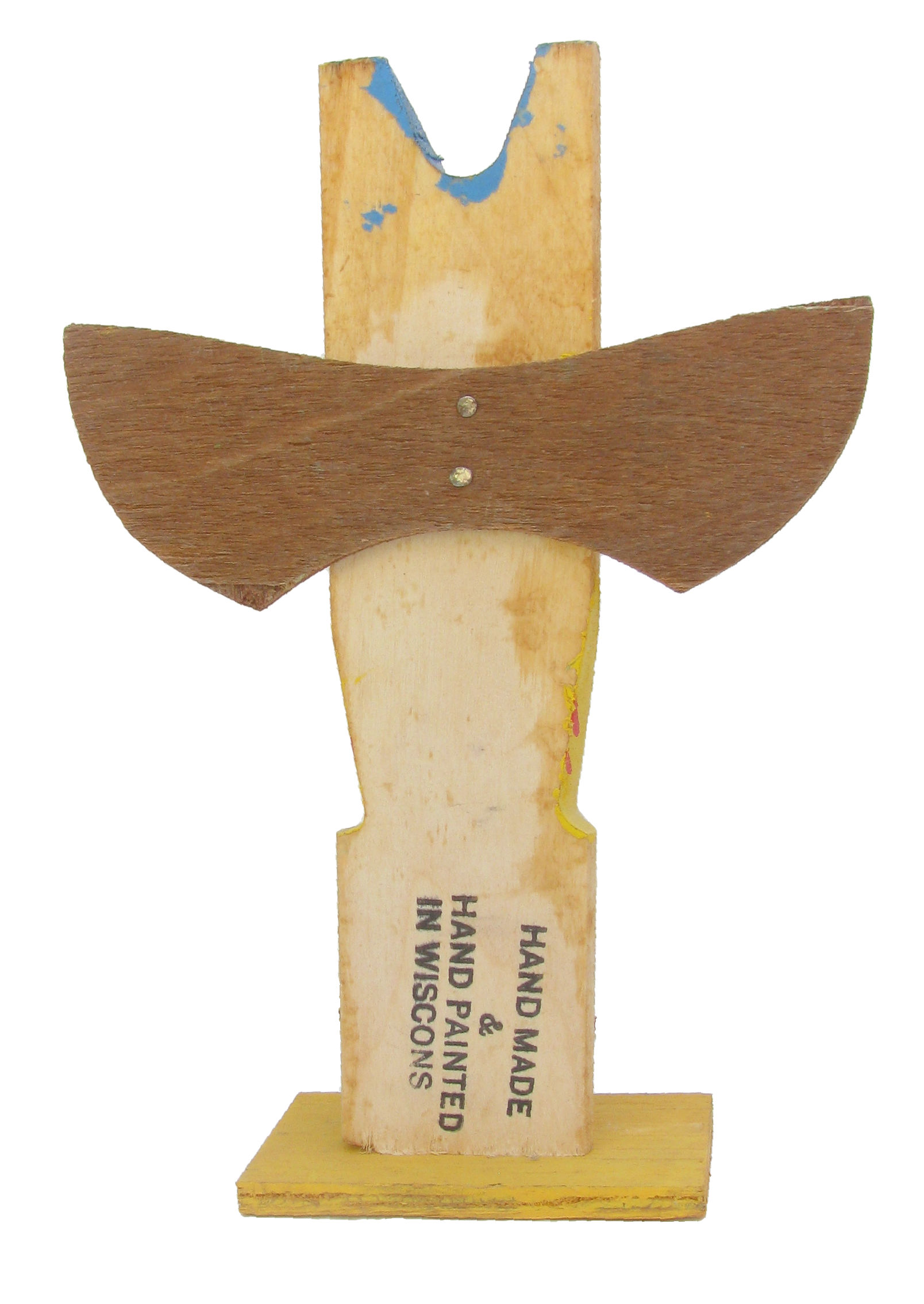 1960s Midcentury Souvenir Totem Poles Sculptures, Pair