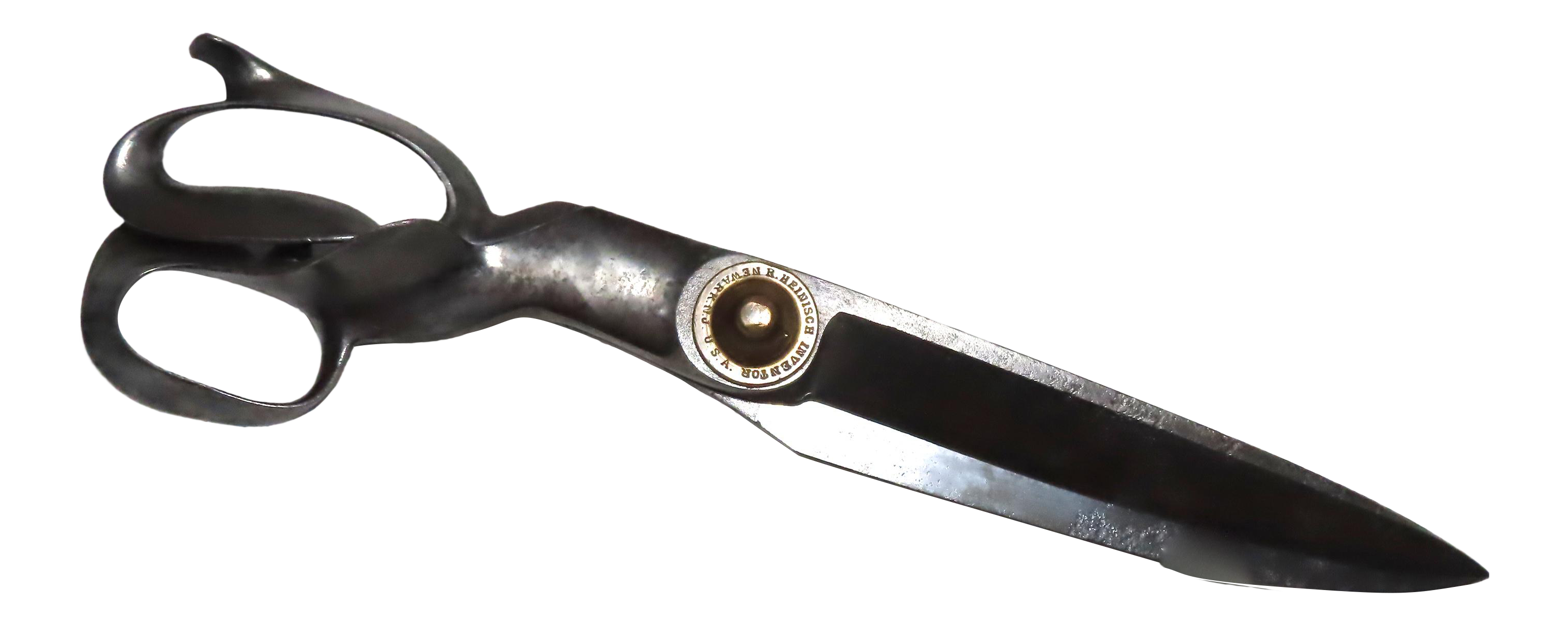 Giant Antique Tailor Scissors by R. Heinisch Newark Inventor Chairish