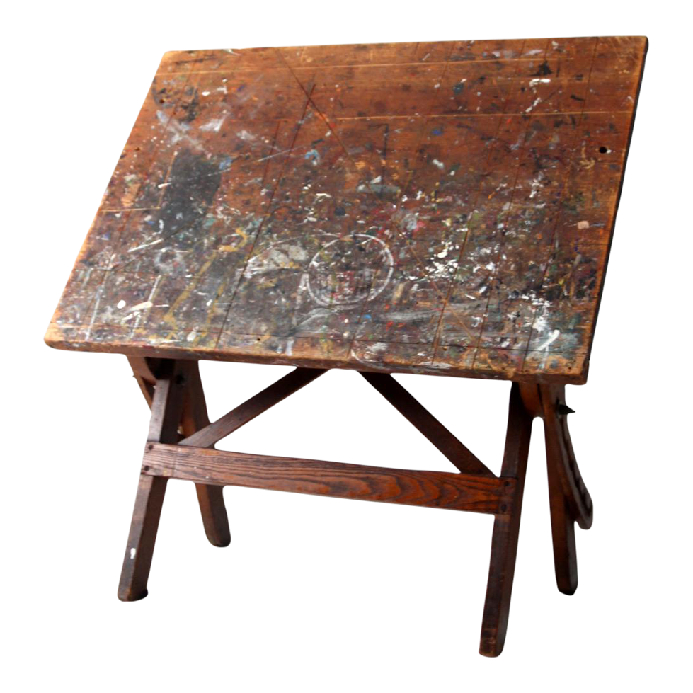Mid Century Drafting Table Chairish