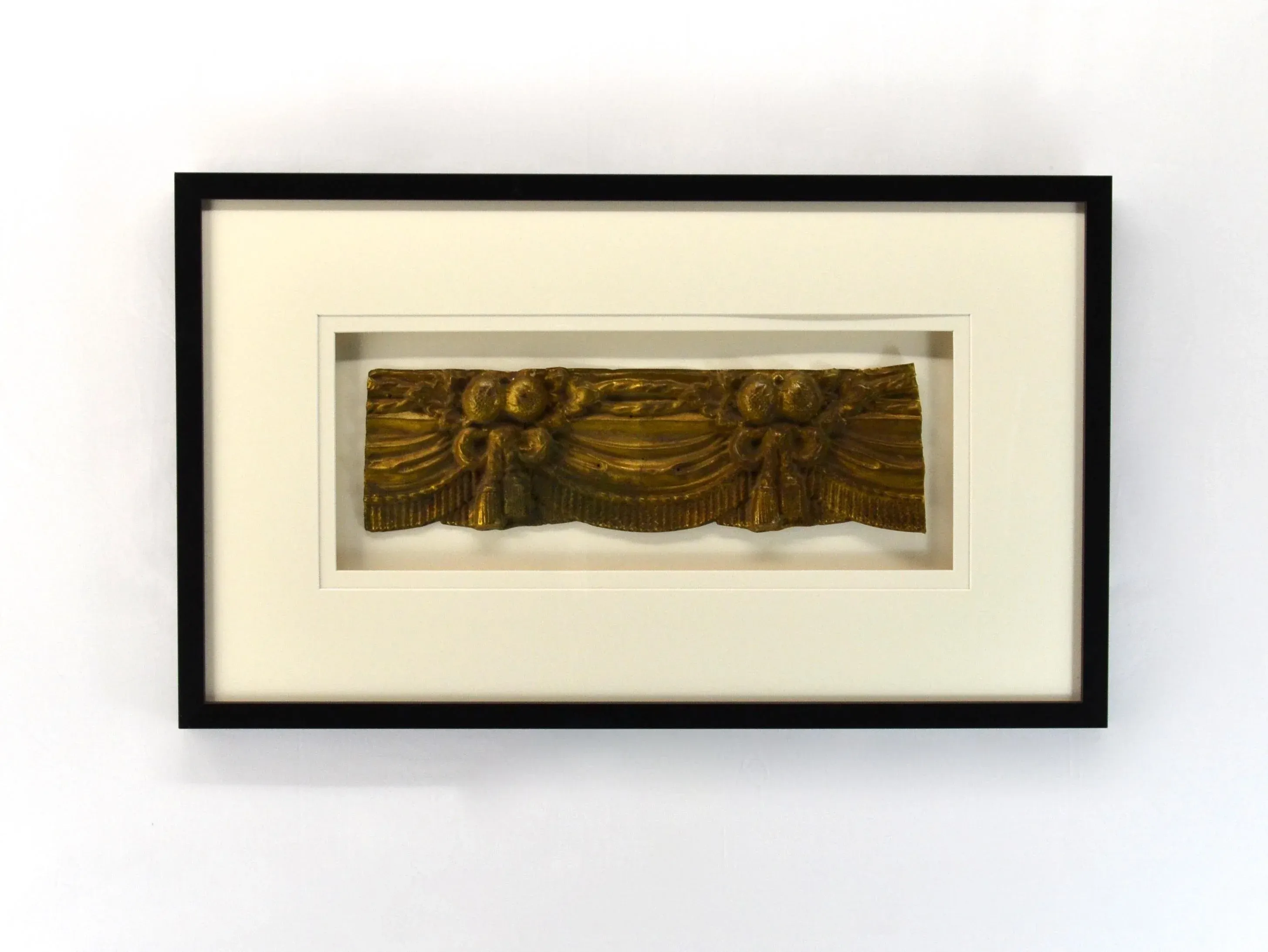 Mid 19th Century French Valance, Repousse Framed