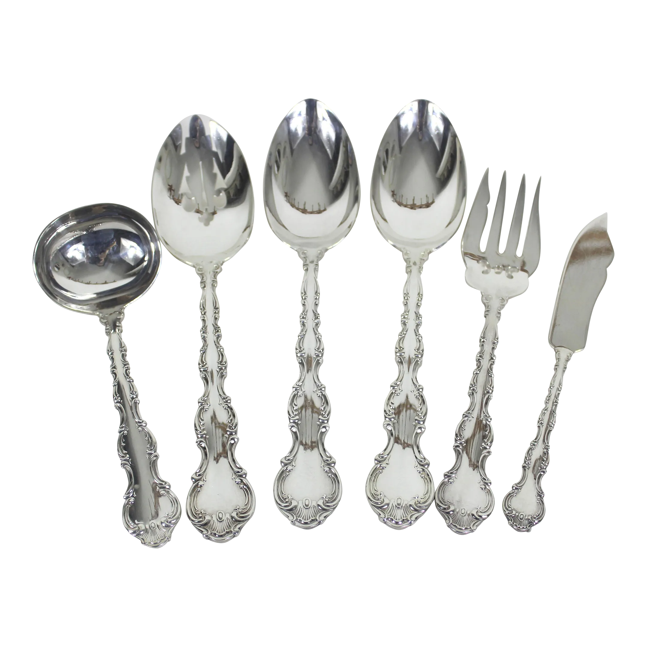 【Birks】ティーポット 【シルバープレート】Regency Plate Birks Regency Plate Luncheon Set for 12 plus Serving Pieces