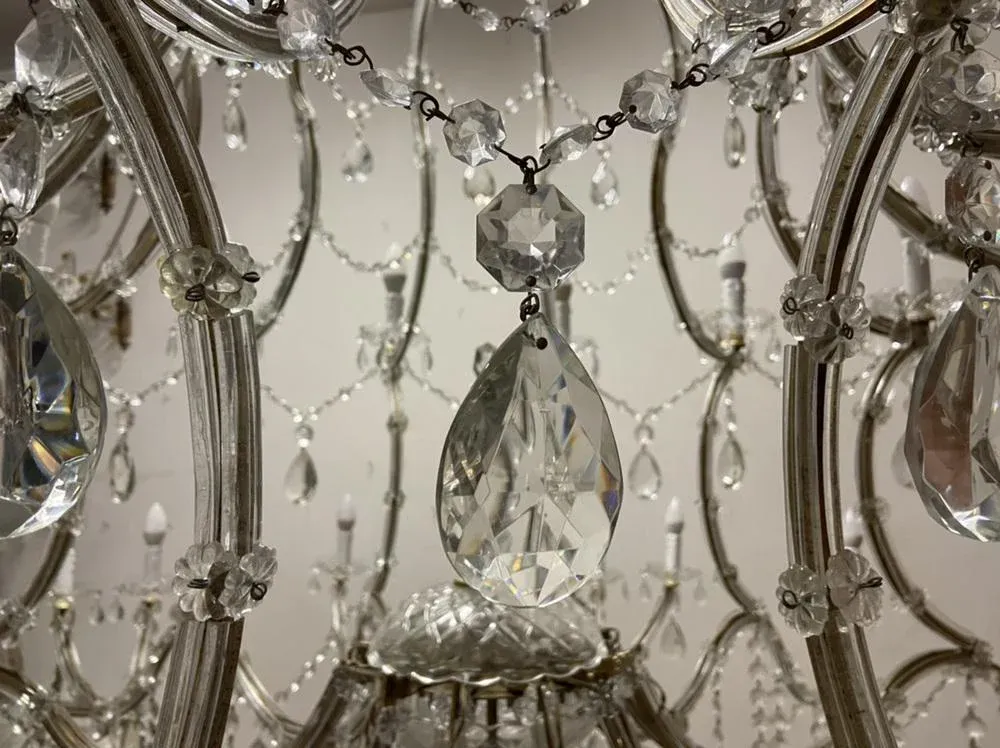 Vintage Crystal Chandelier 37 Lights