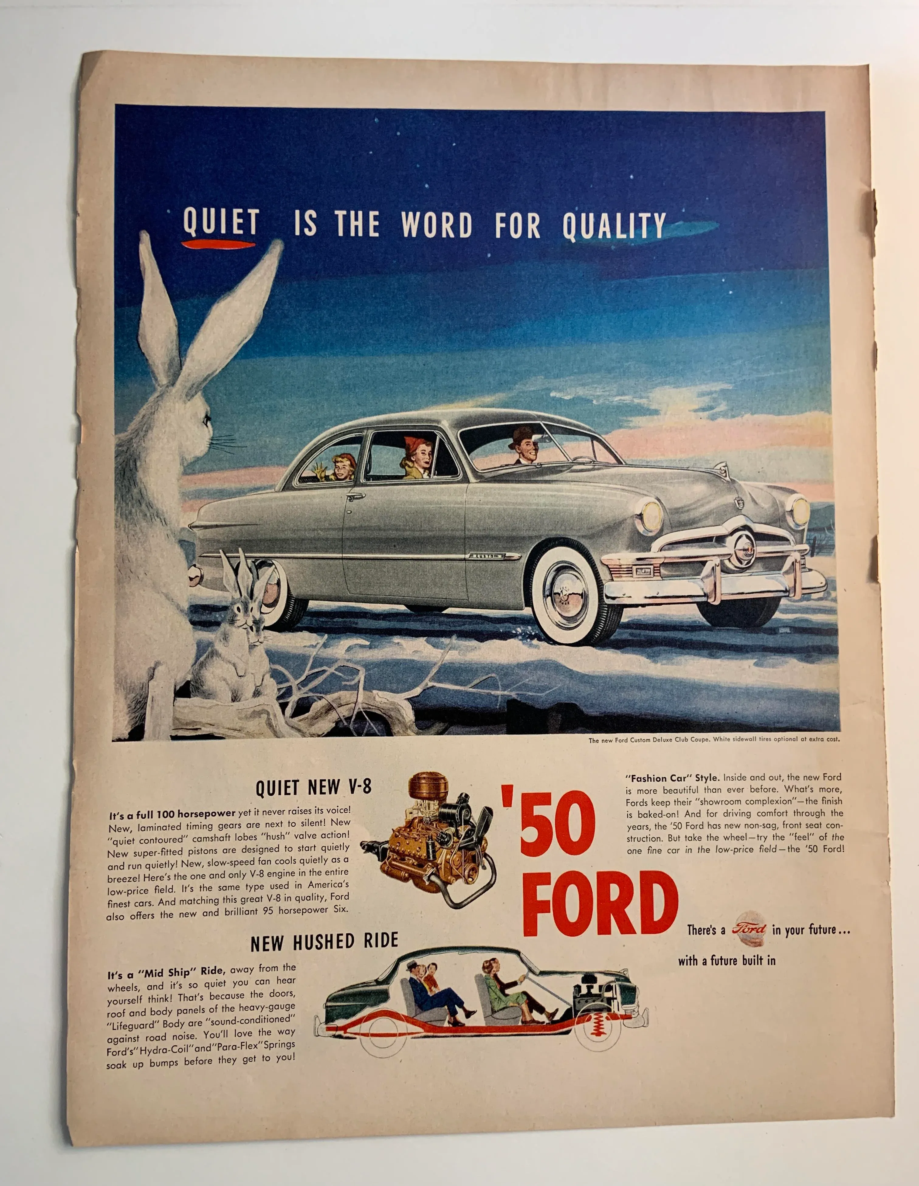 FORD　VintagePoster Vintage 1920s Ford Motor Car Advertisement Poster A3 Print
