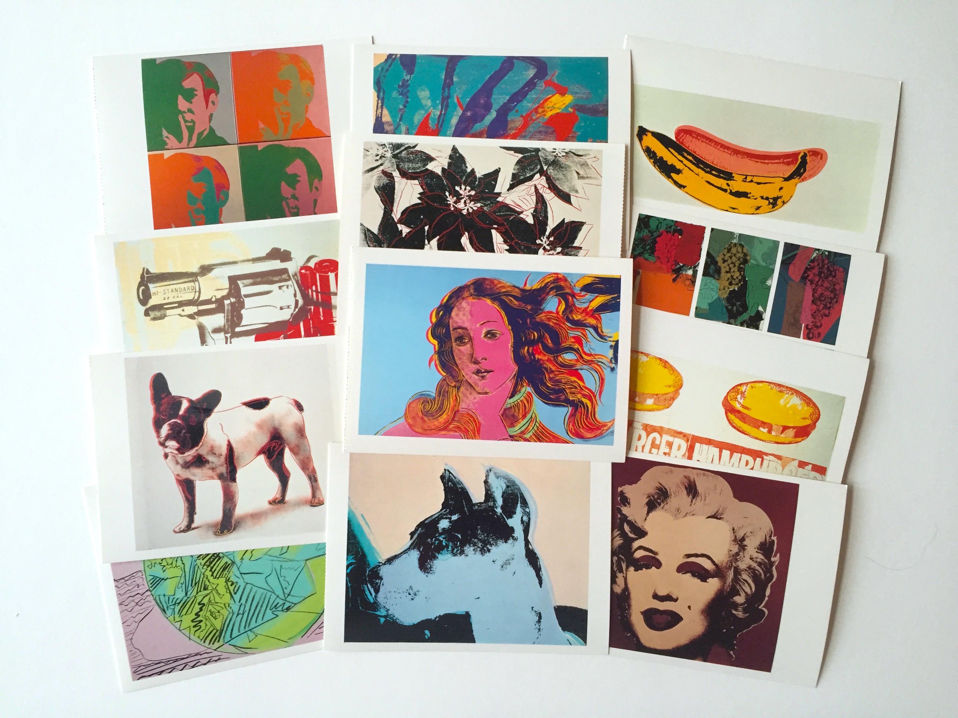 WARHOL A POSTCARD BOOK 30シート完品 Andy Warhol Postcard Set: Galison, The Andy Warhol