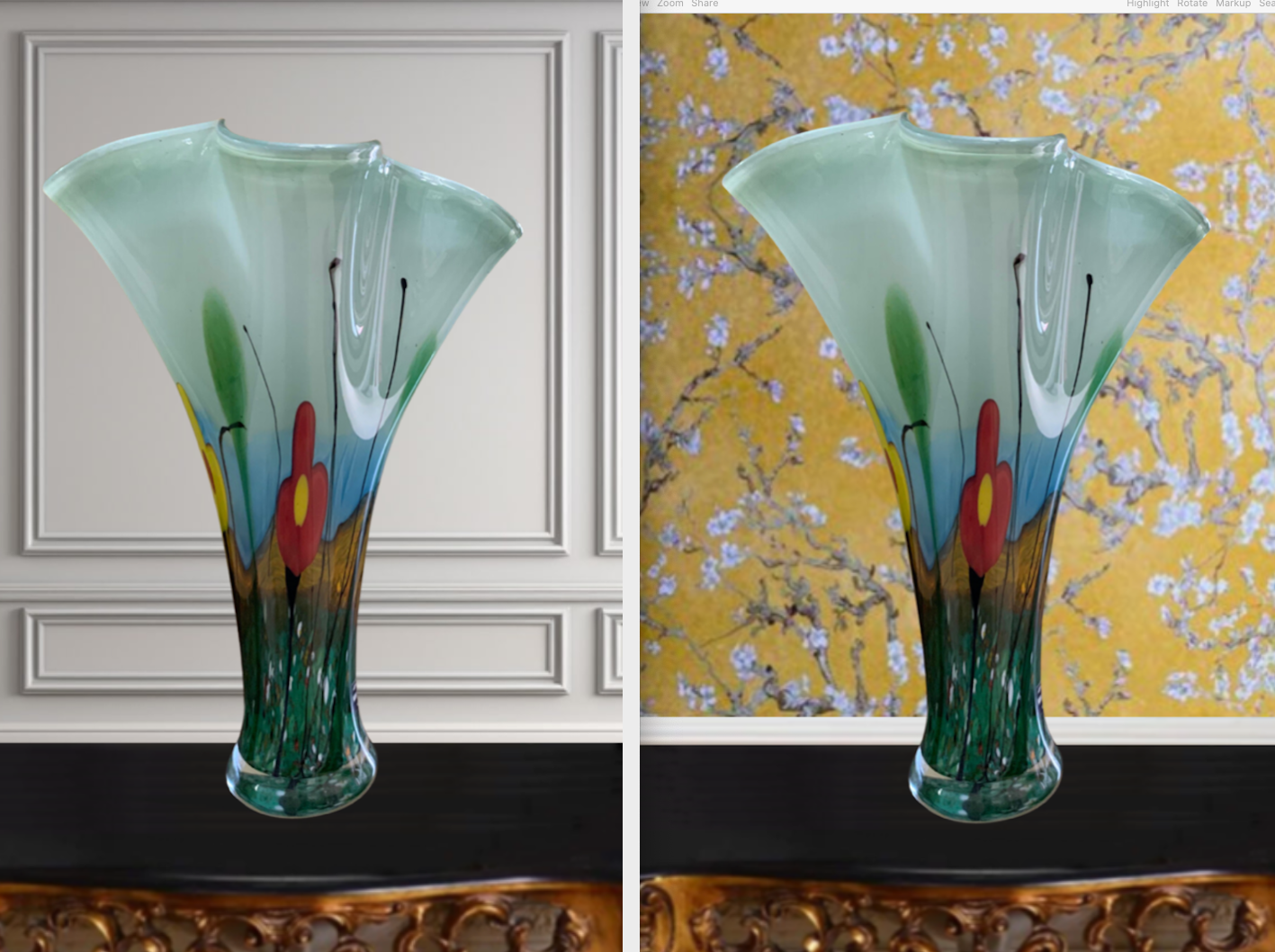 Mihai Topescu アートガラス花瓶 vintage-mihai-topescu-large-