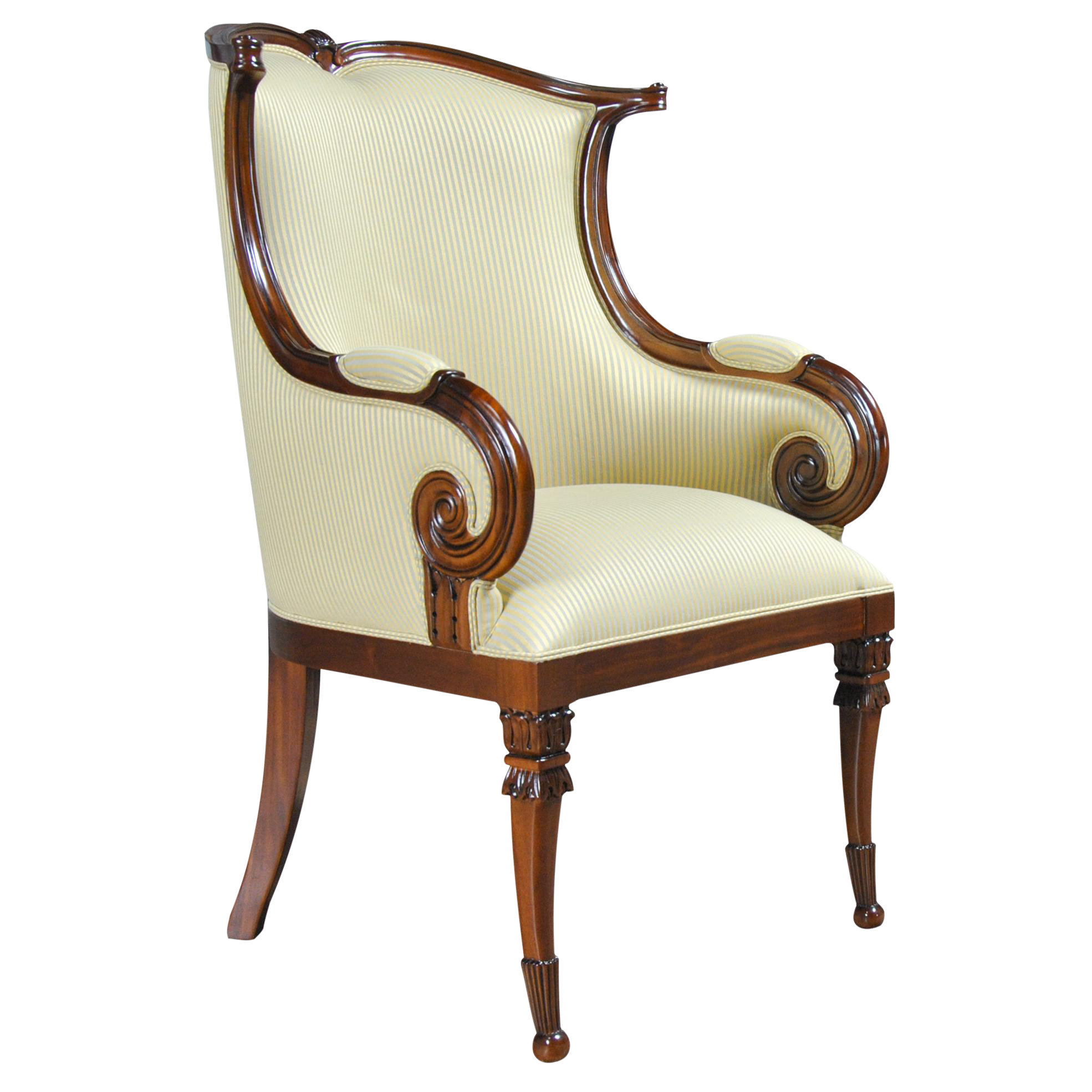 American Upholstered Arm Chair Chairish