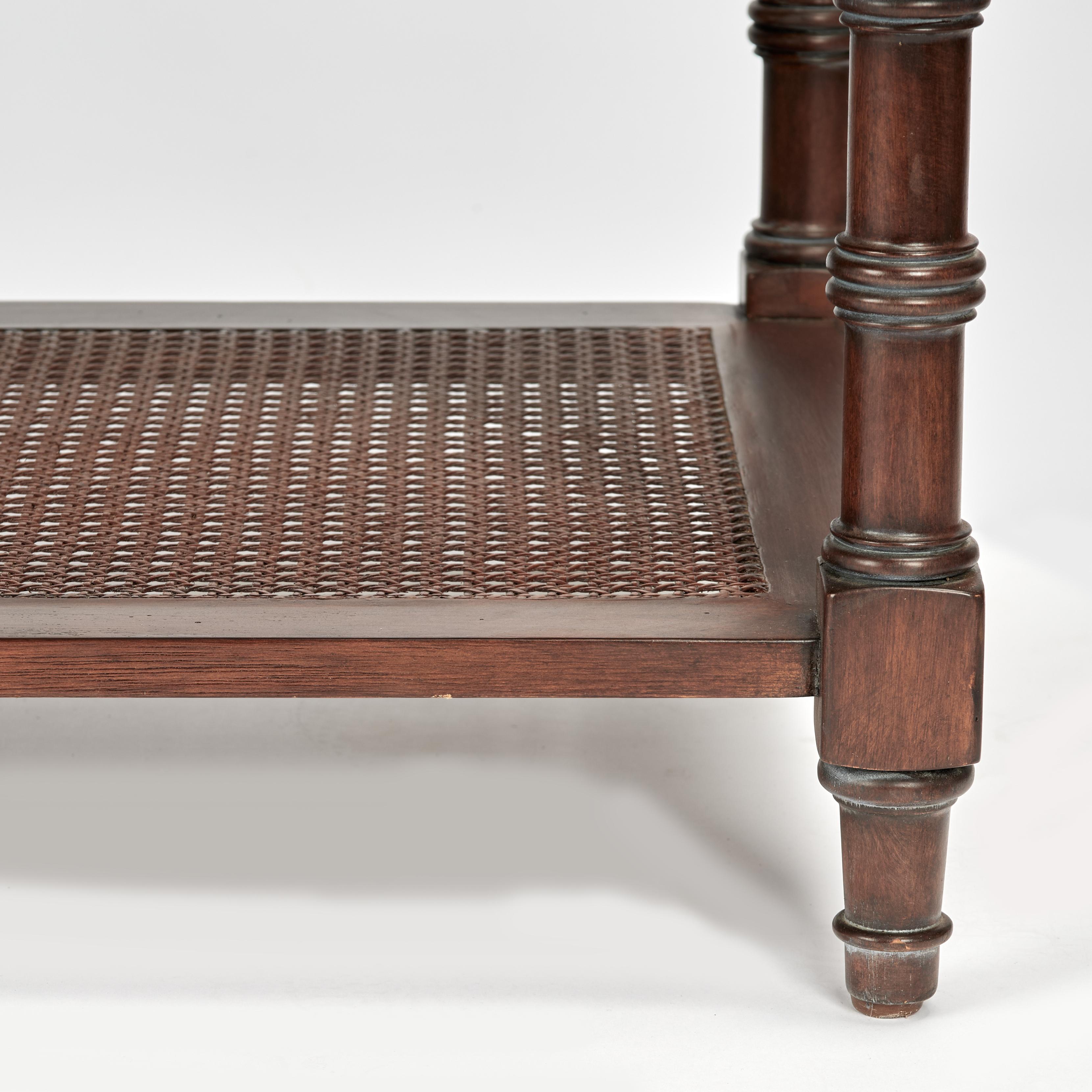 Vintage Three Tiered British Colonial Style Stand by Ethan Allen, image size:3322x3322