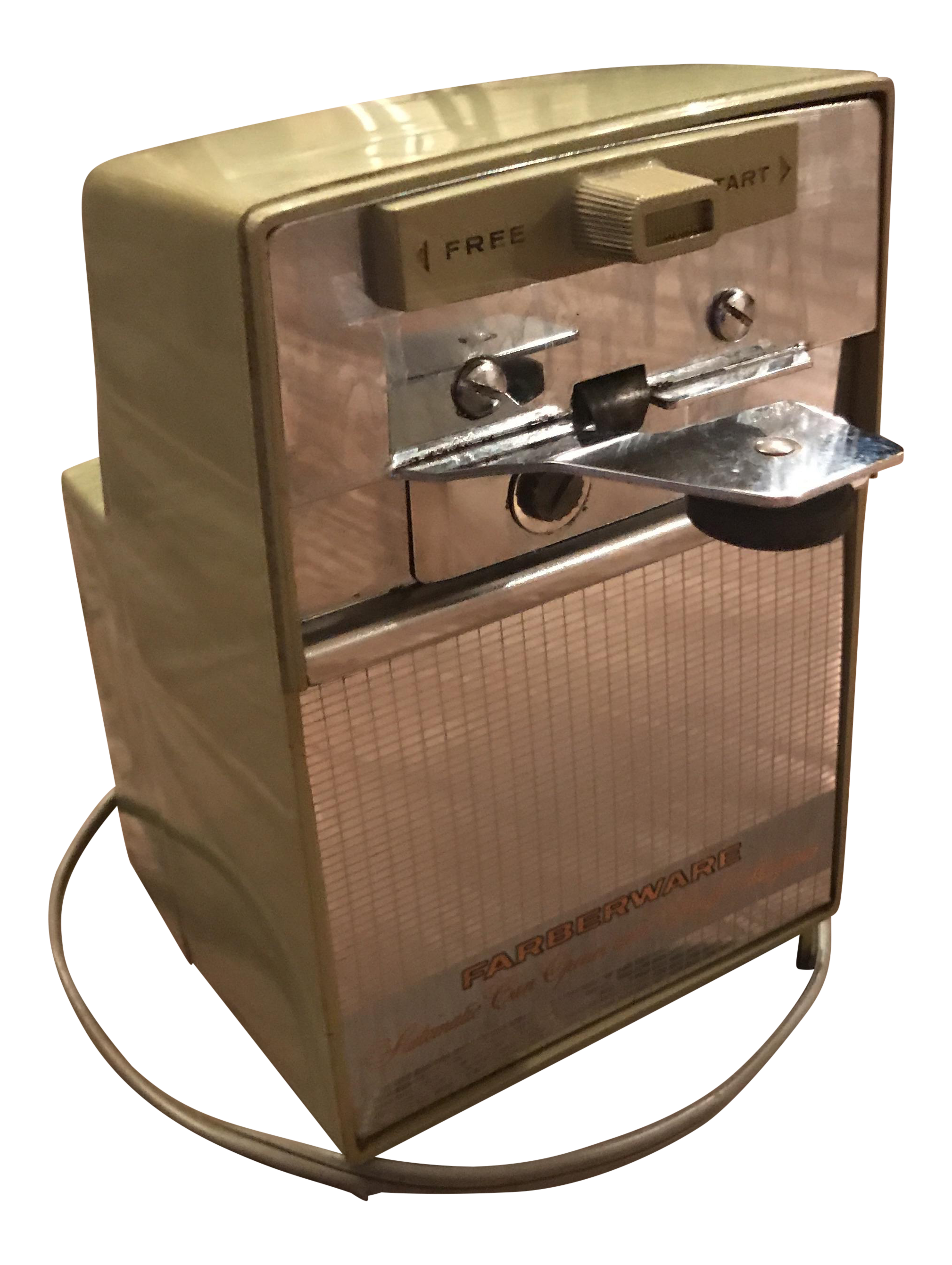 Vintage MidCentury Farberware Green Electric Can Opener Chairish