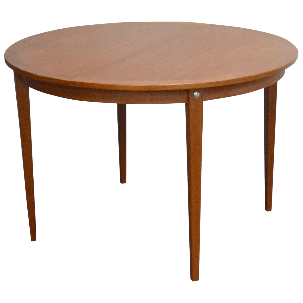 MidCentury Modern Round Swedish Teak Dining Table Chairish