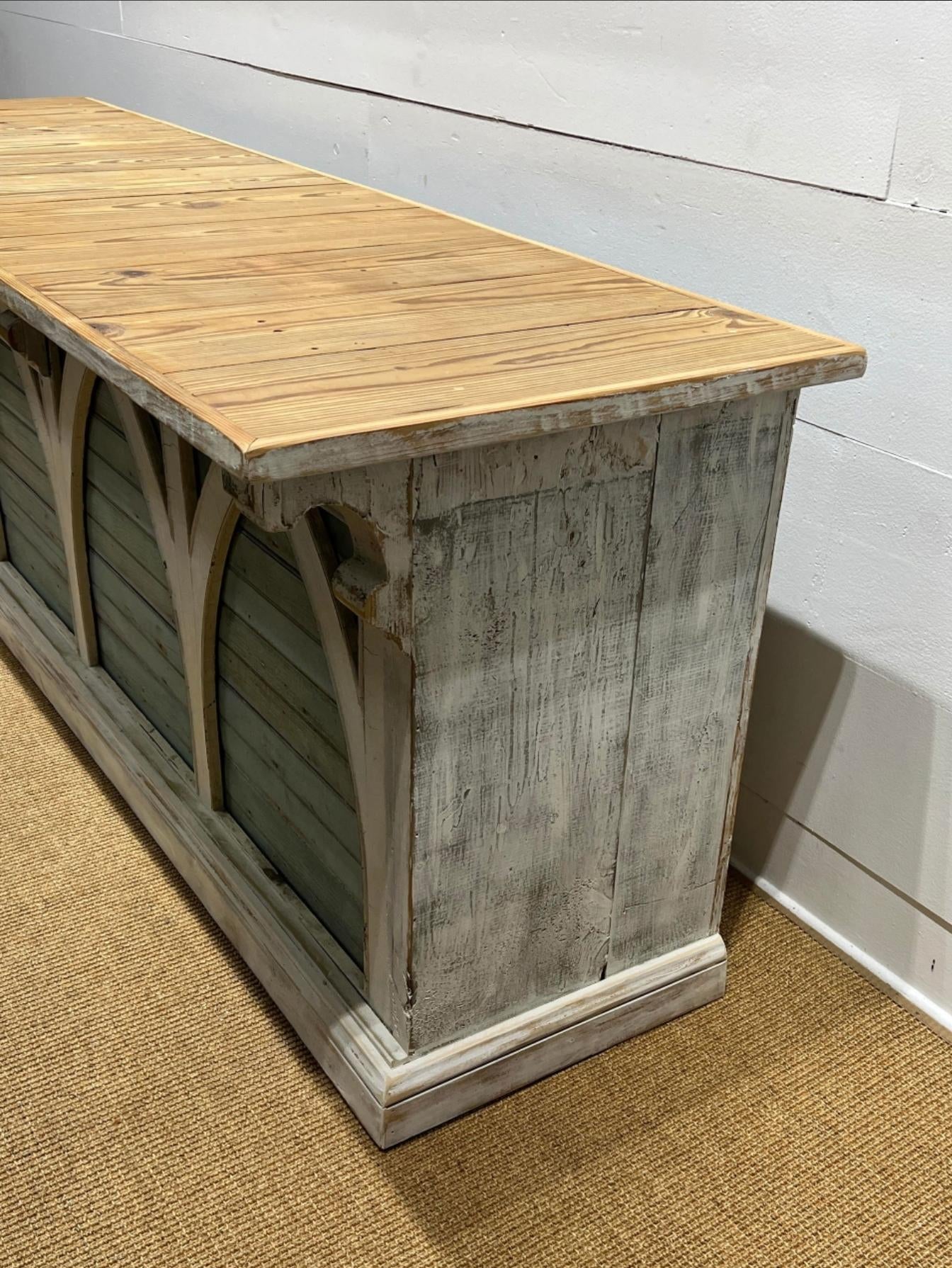 Country General Store Counter Large American Industrial