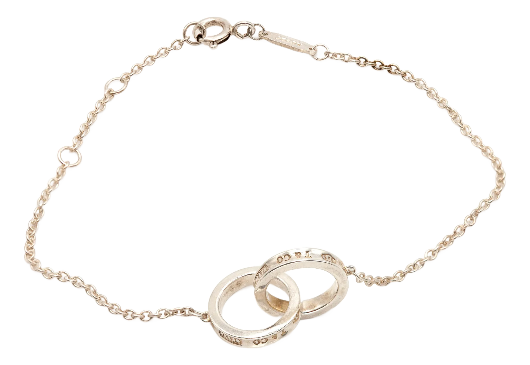 アクセサリー VINTAGE TIFFANY&Co.interlocking bracelet Tiffany & Co Infinity Interlocking Love Loop Bangle Bracelet