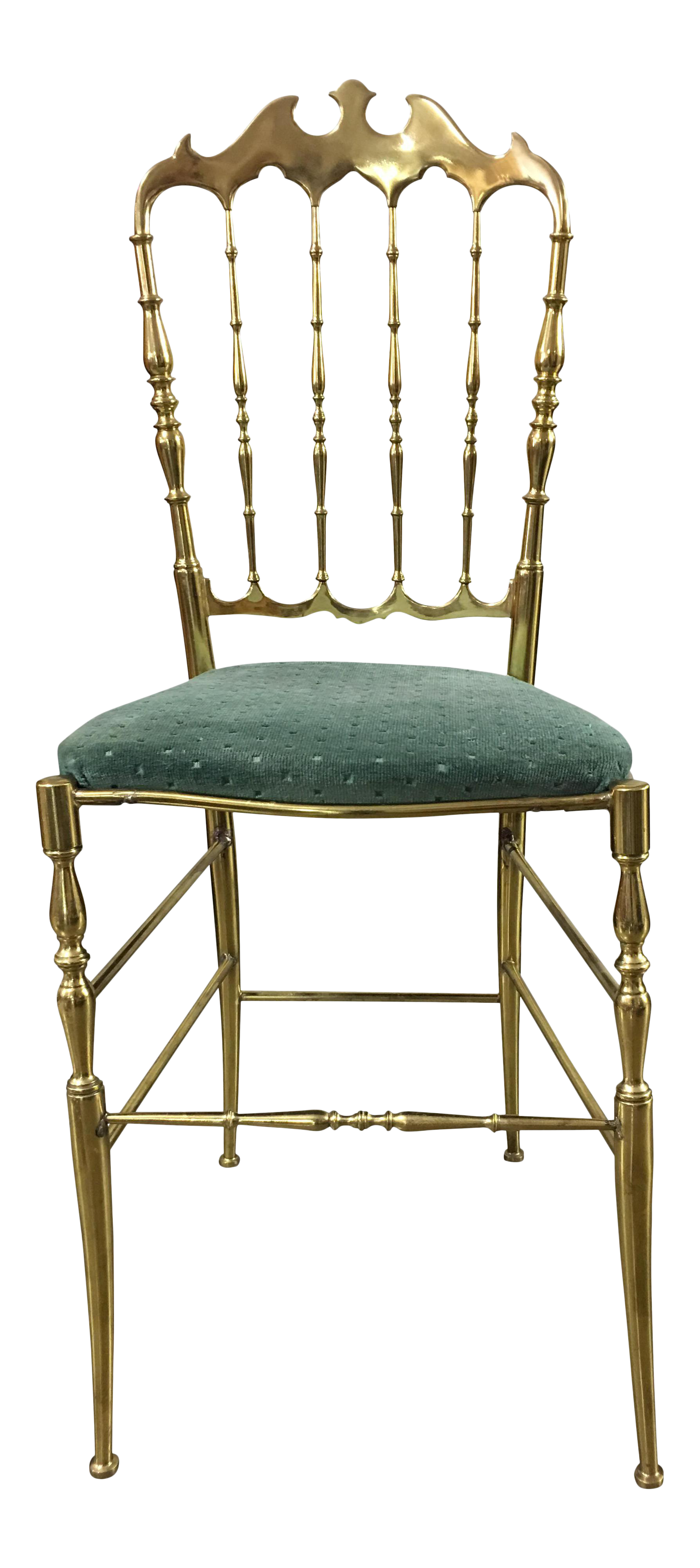 Chiavari Solid Brass Chair Chairish