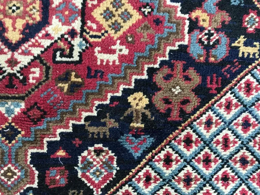 French Shiraz Knotted Rug
