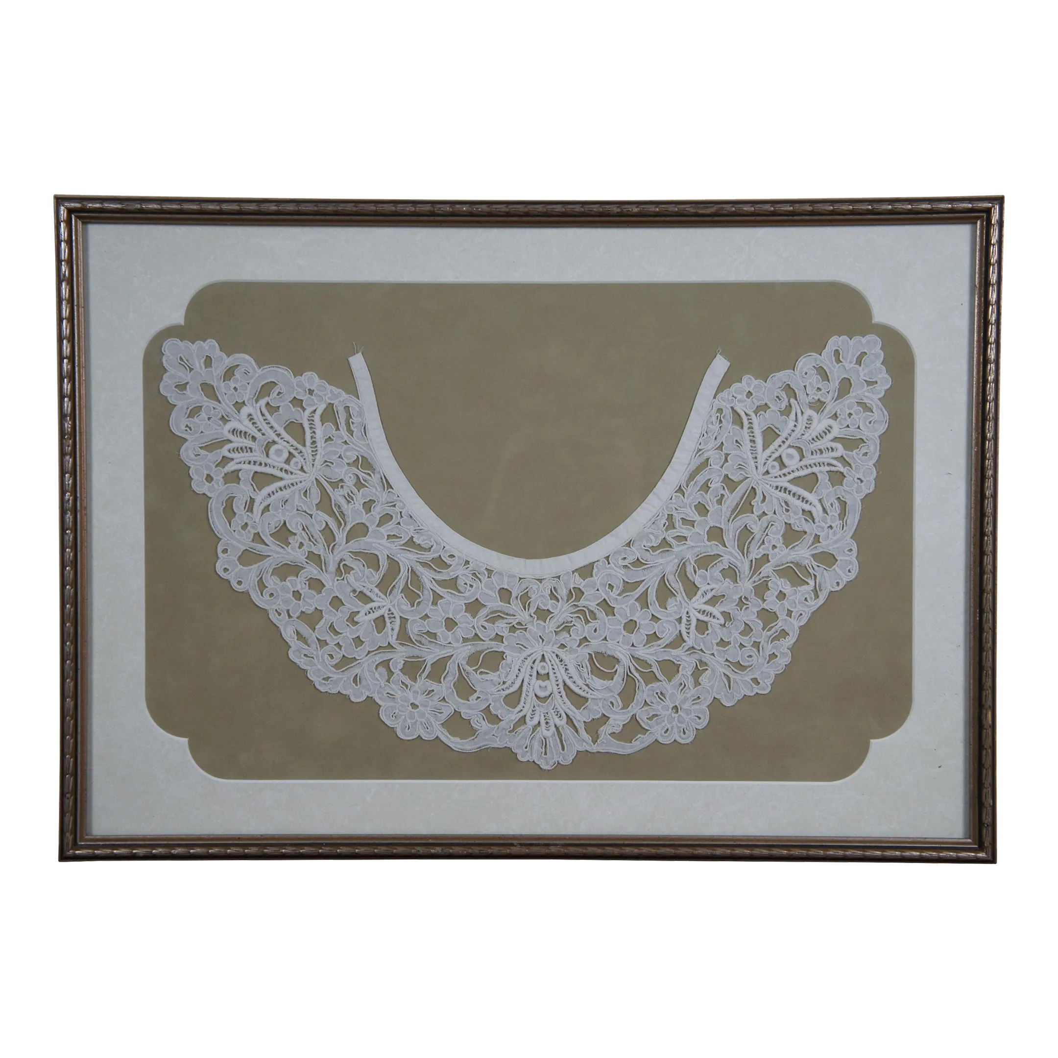 Navy Floral Lace Yoke Form