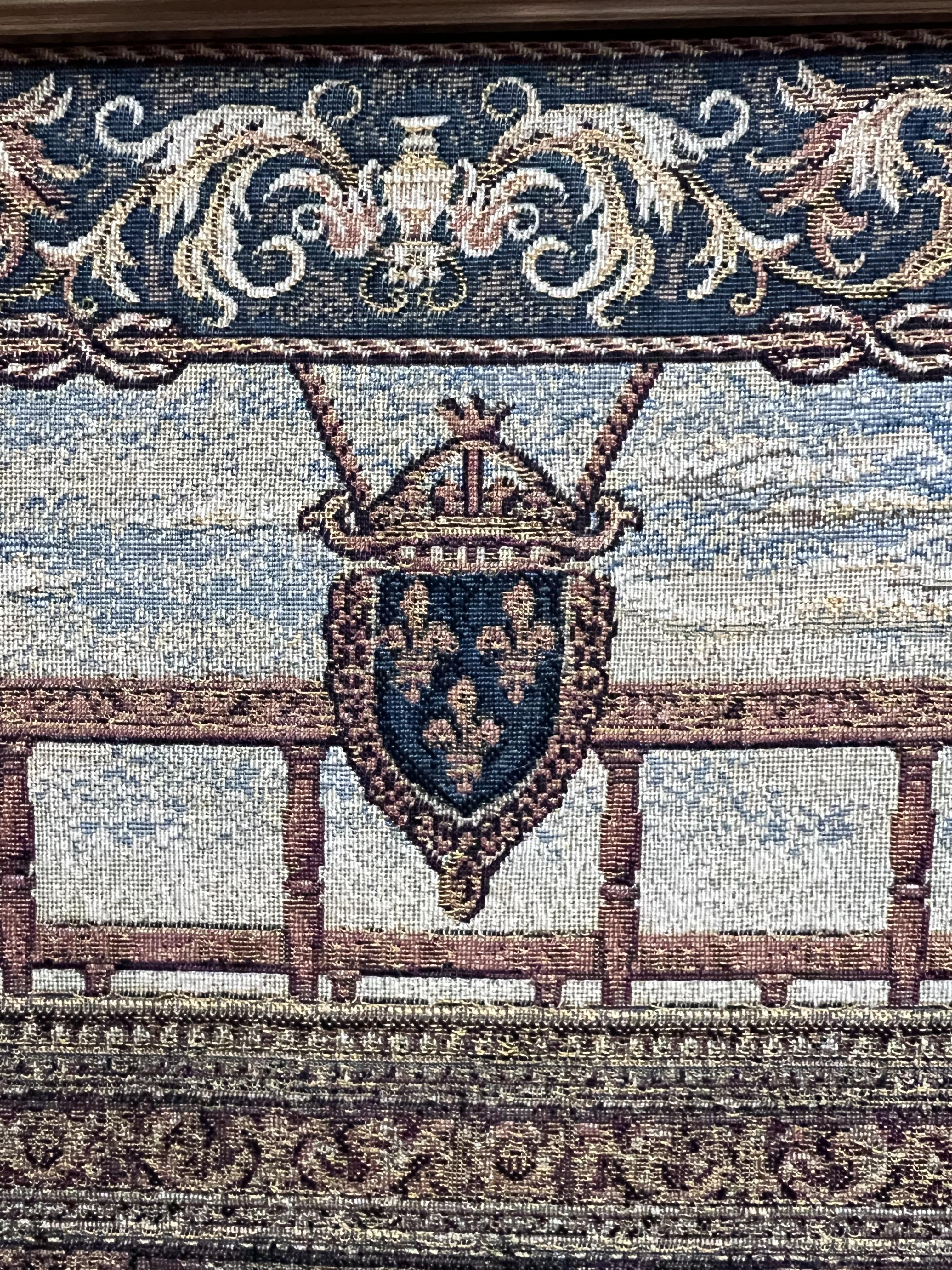 Framed Jacquard Tapestry, Belgium, 1990s