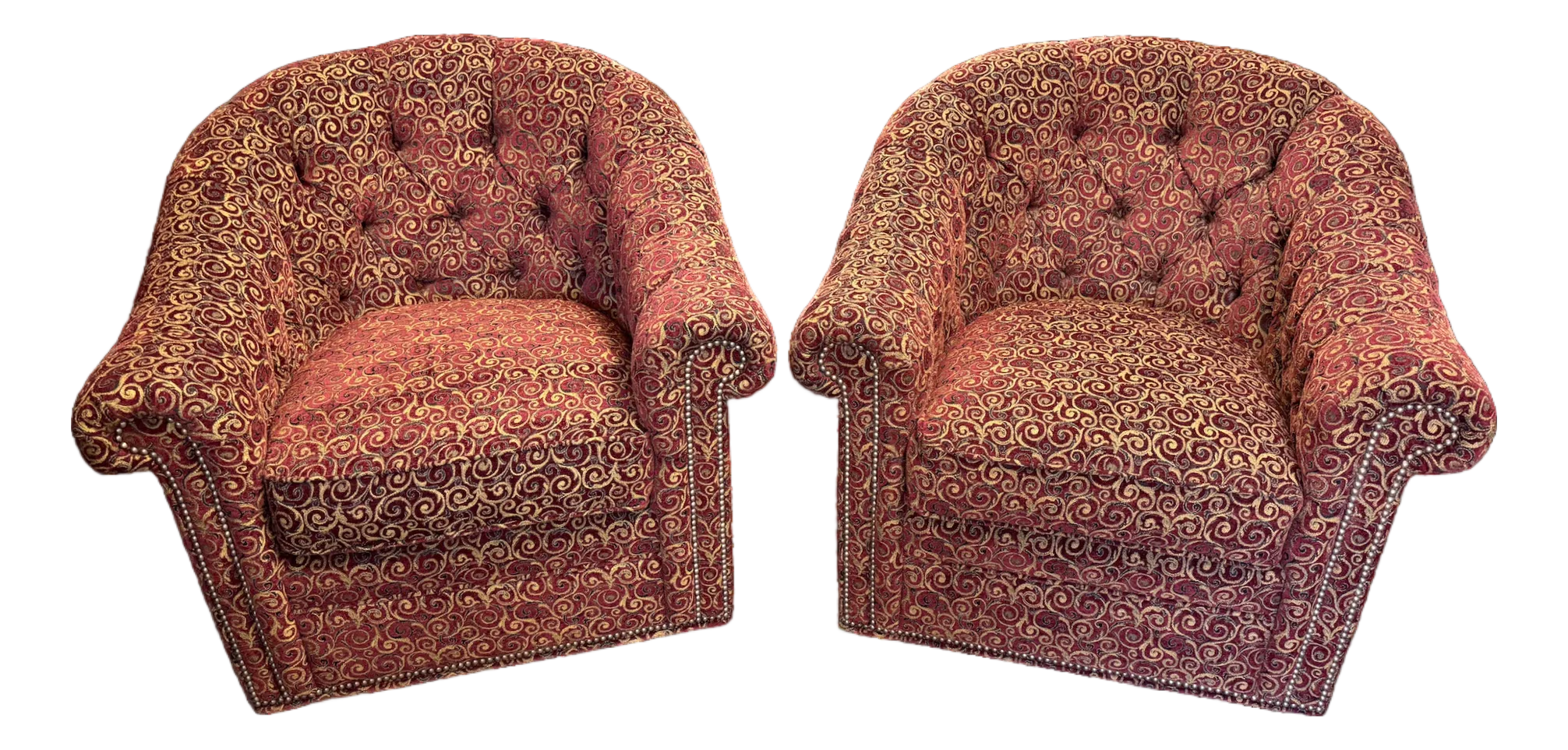 Lexington Furniture Robinson Swivel Chair - A Pair