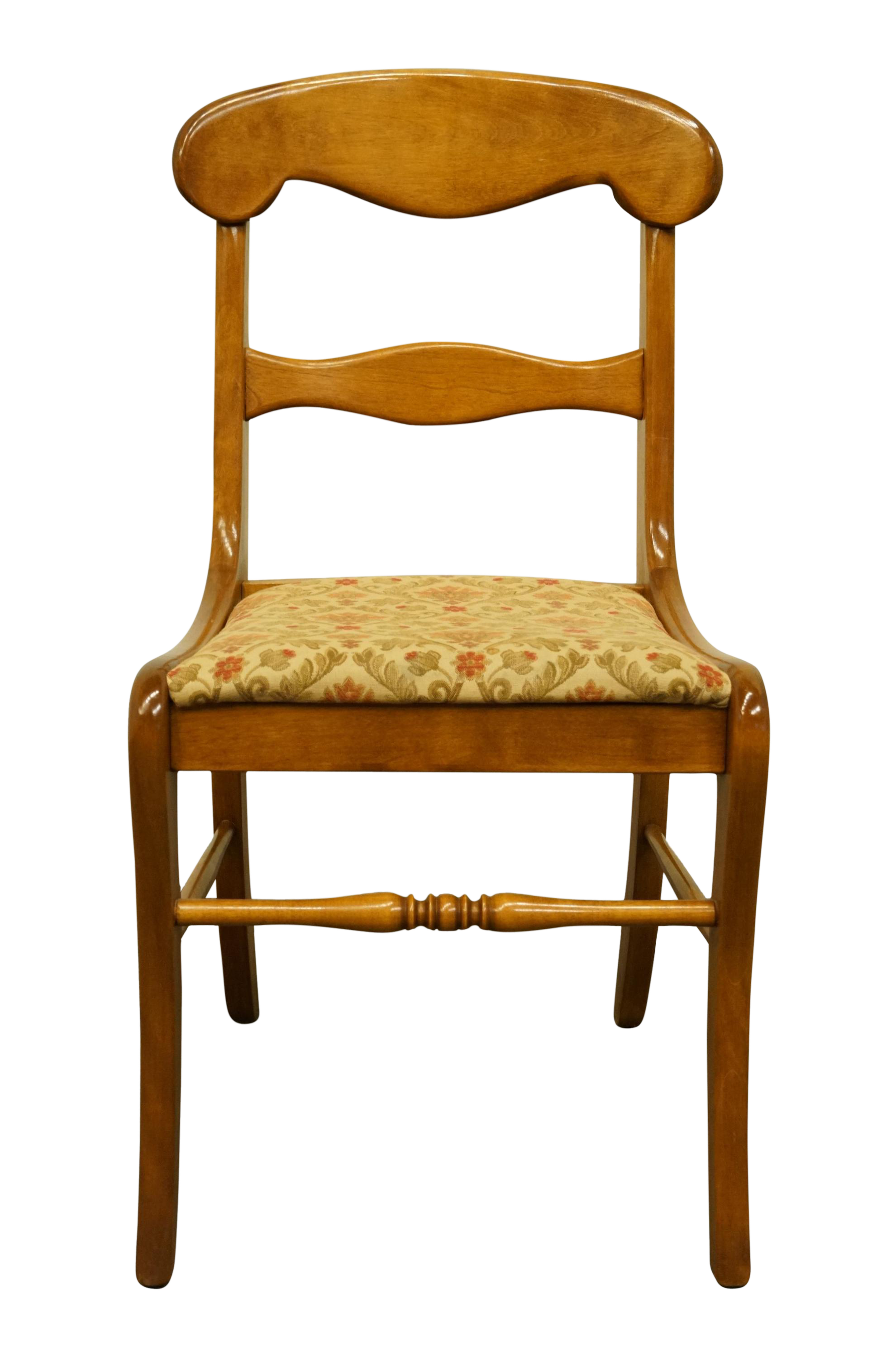 Late 20th Century Ethan Allen Heirloom Nutmeg Maple Duncan Phyfe Dining Side Chair Chairish Late 20th Century Ethan Allen Heirloom Nutmeg Maple Duncan Phyfe Dining Side Chair Chairish