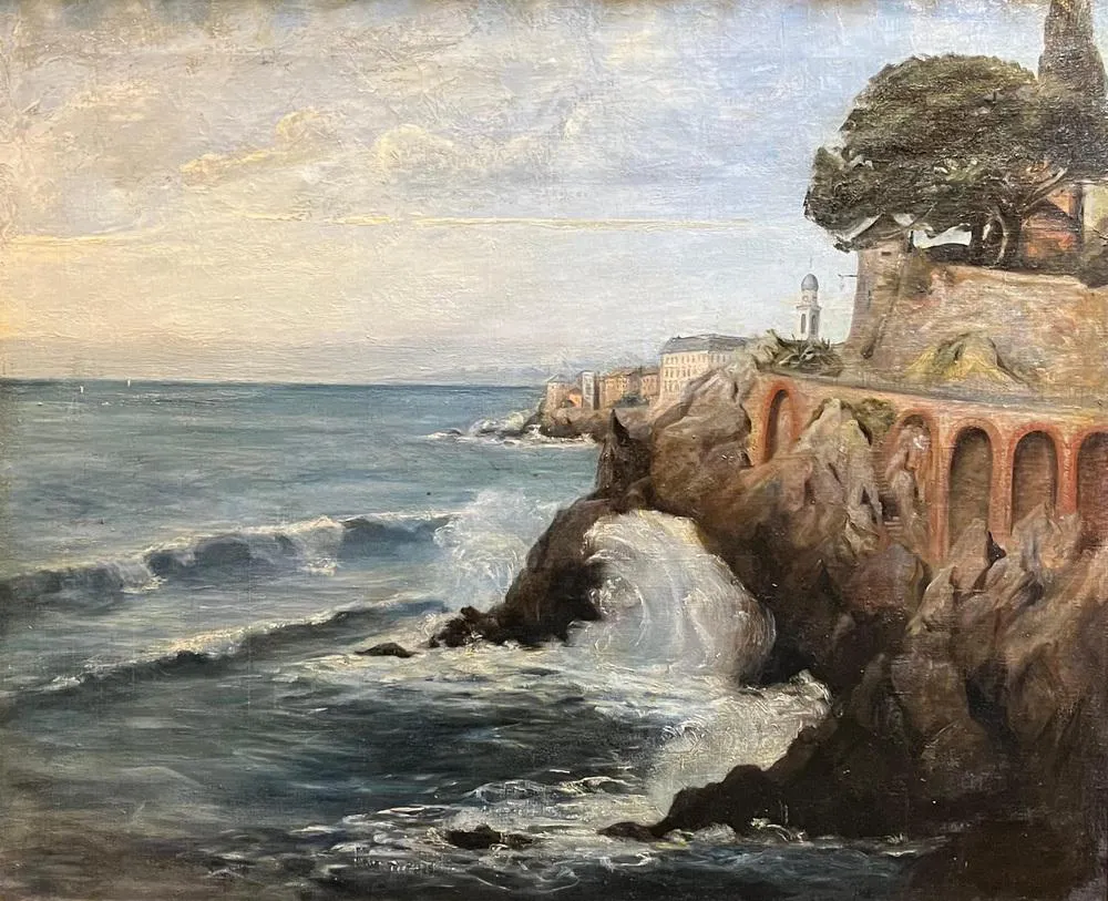 Elisabeth Schlup, Sea Cliff, Oil on Canvas, 1904 main image 7