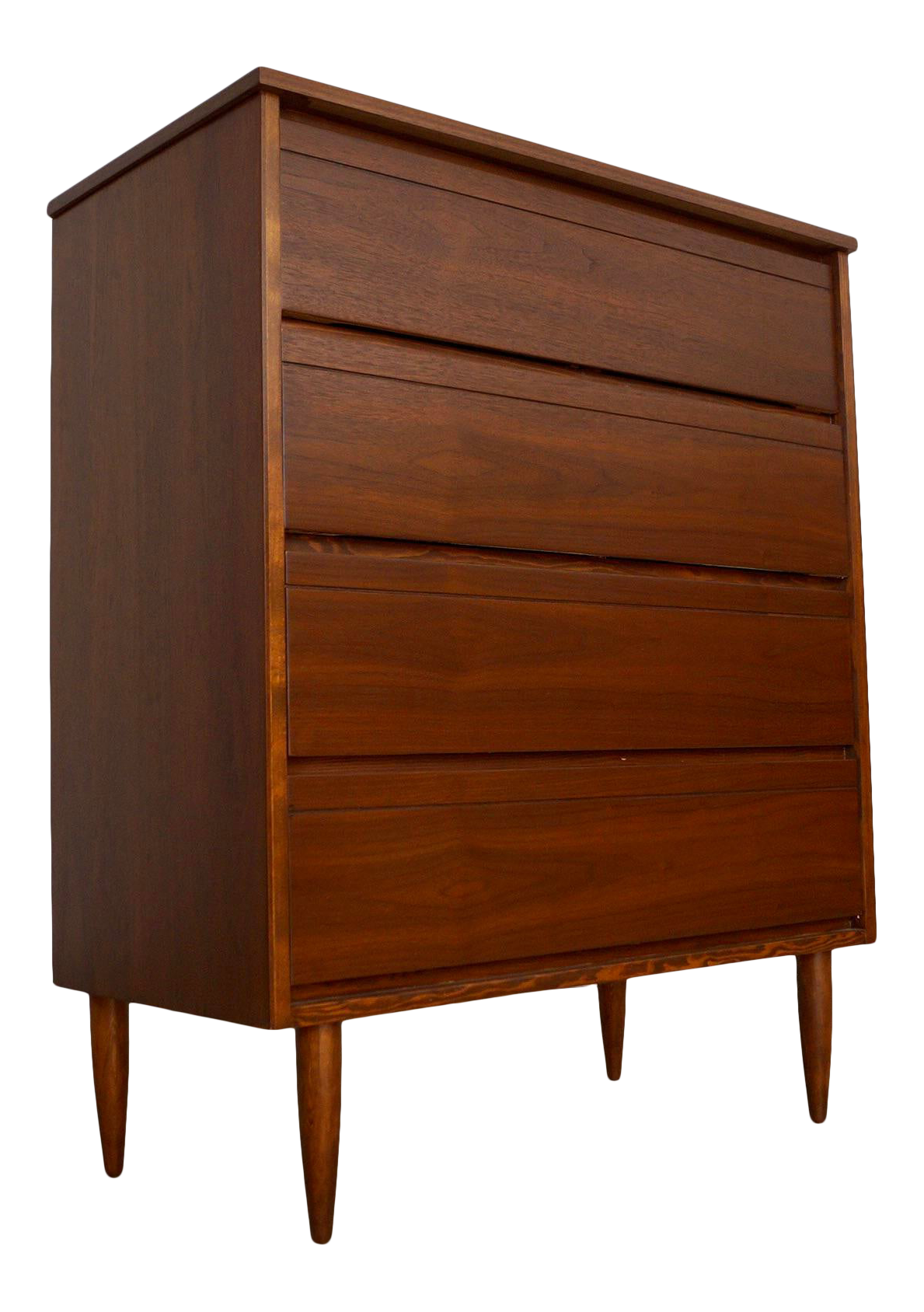 MidCentury Walnut Highboy Dresser Chairish