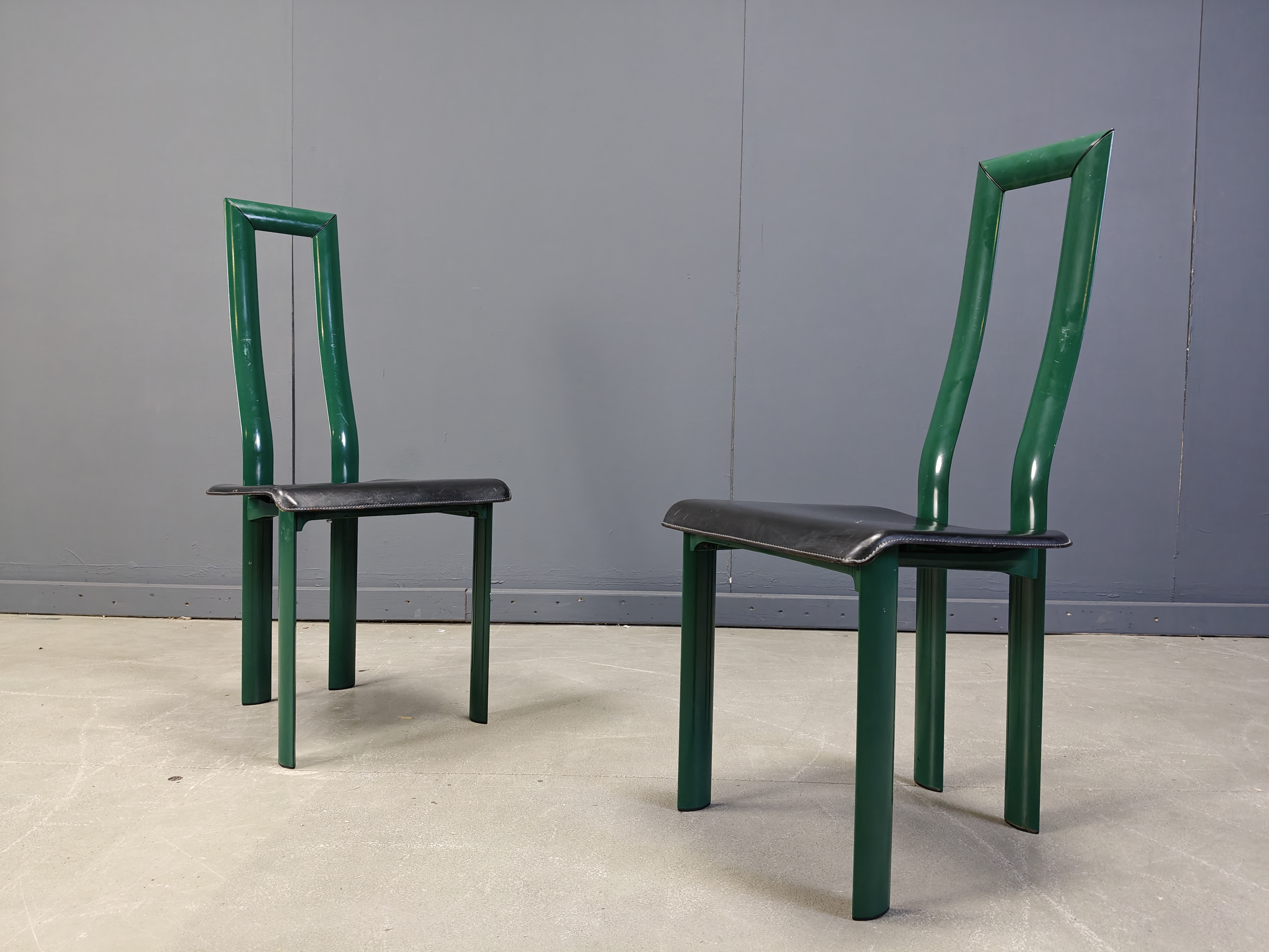 Italian Model Regia Dining Chairs by Antonello Mosca for Ycami
