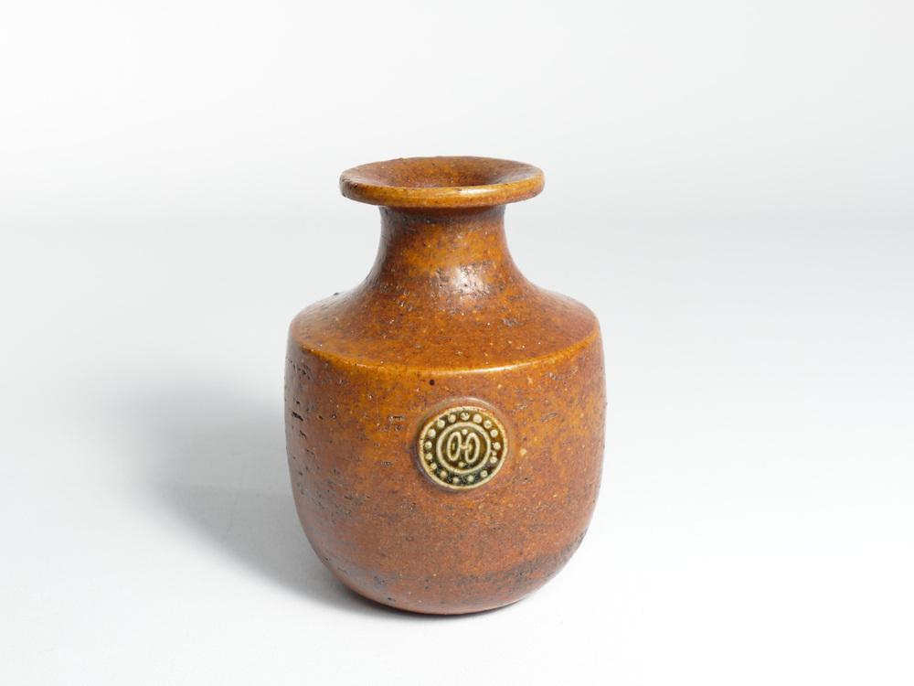 Desert Brown Sahara Vase by Sven Wejsfelt for Gustavsberg, Sweden, 1970s