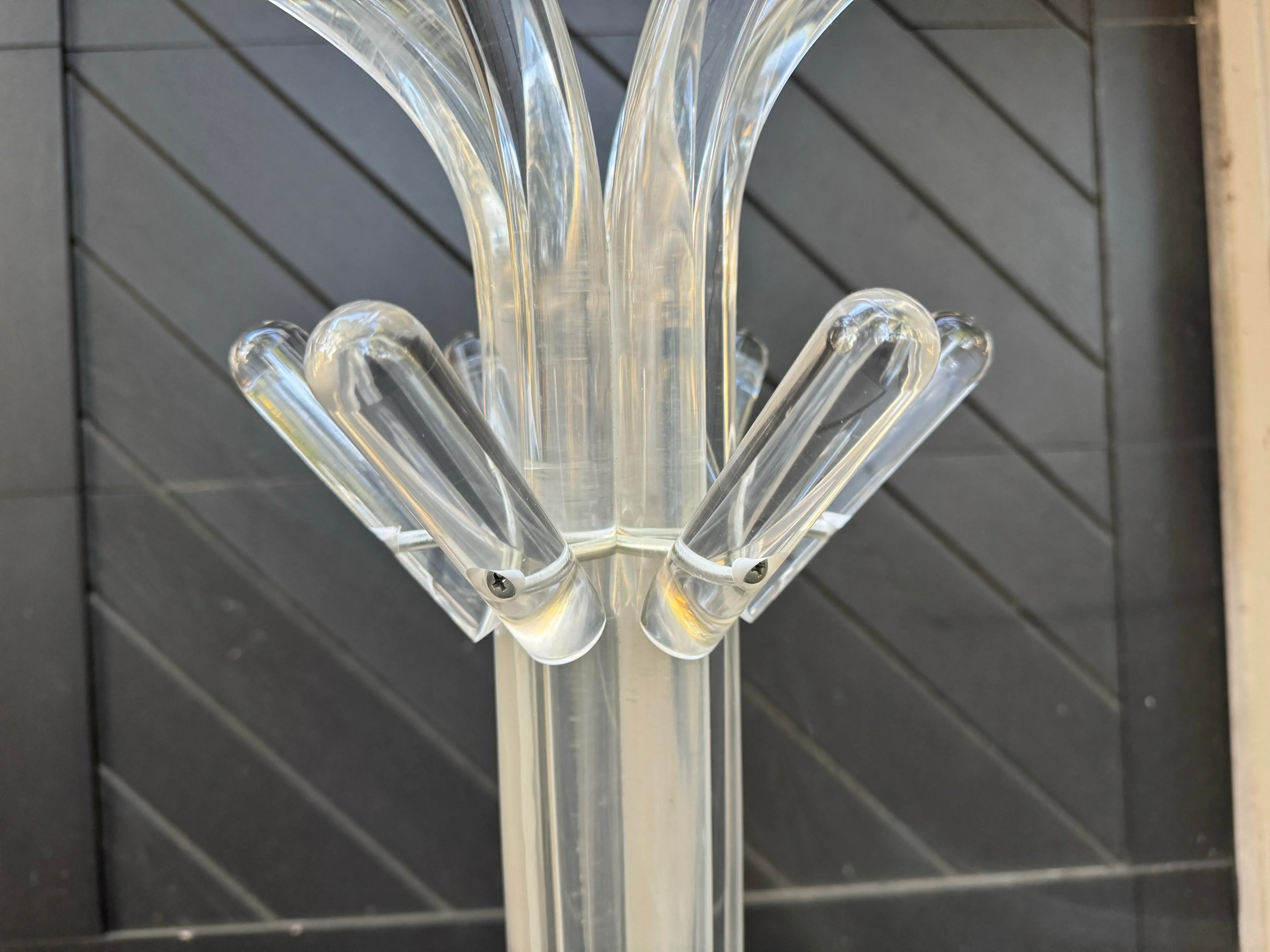Vintage Lucite Coat Rack
