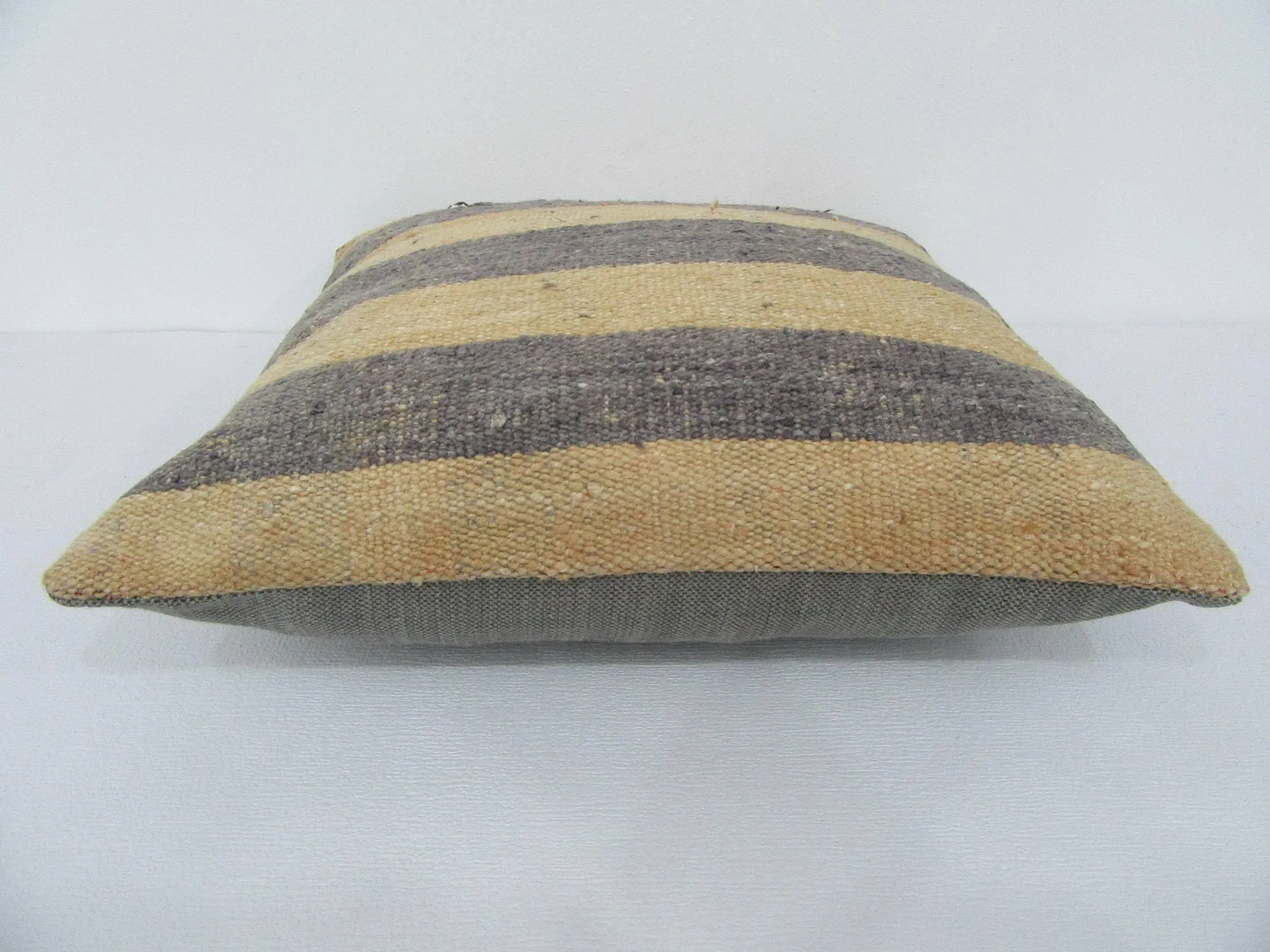 Turkish Handmade Striped Kilim Pillow